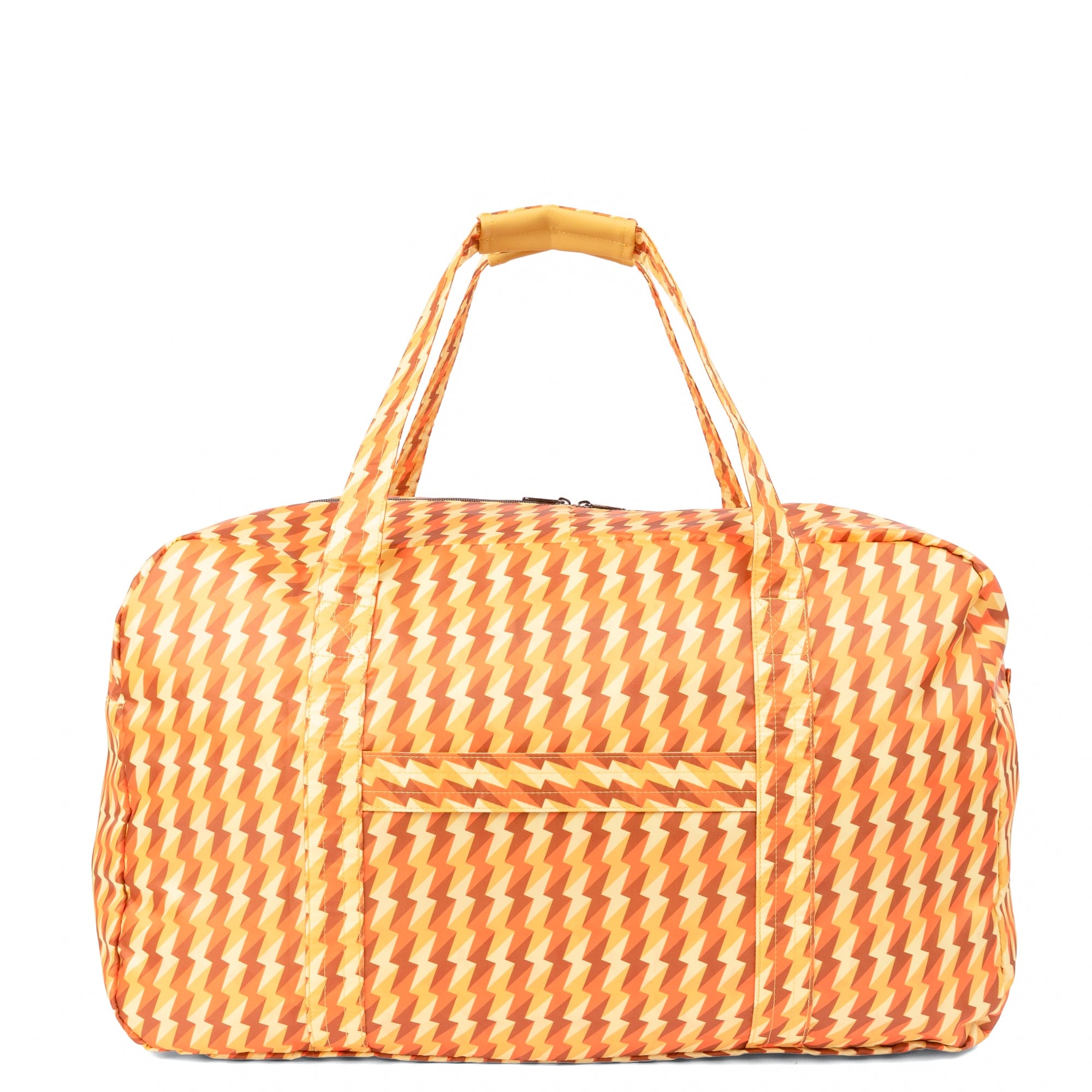 TWiNSAUCE x Lug Bossa Nova 2 Packable Duffel - - 26908_LUGxTWiNSAUCE_BossaNova2_BoltOrange_Angle_04