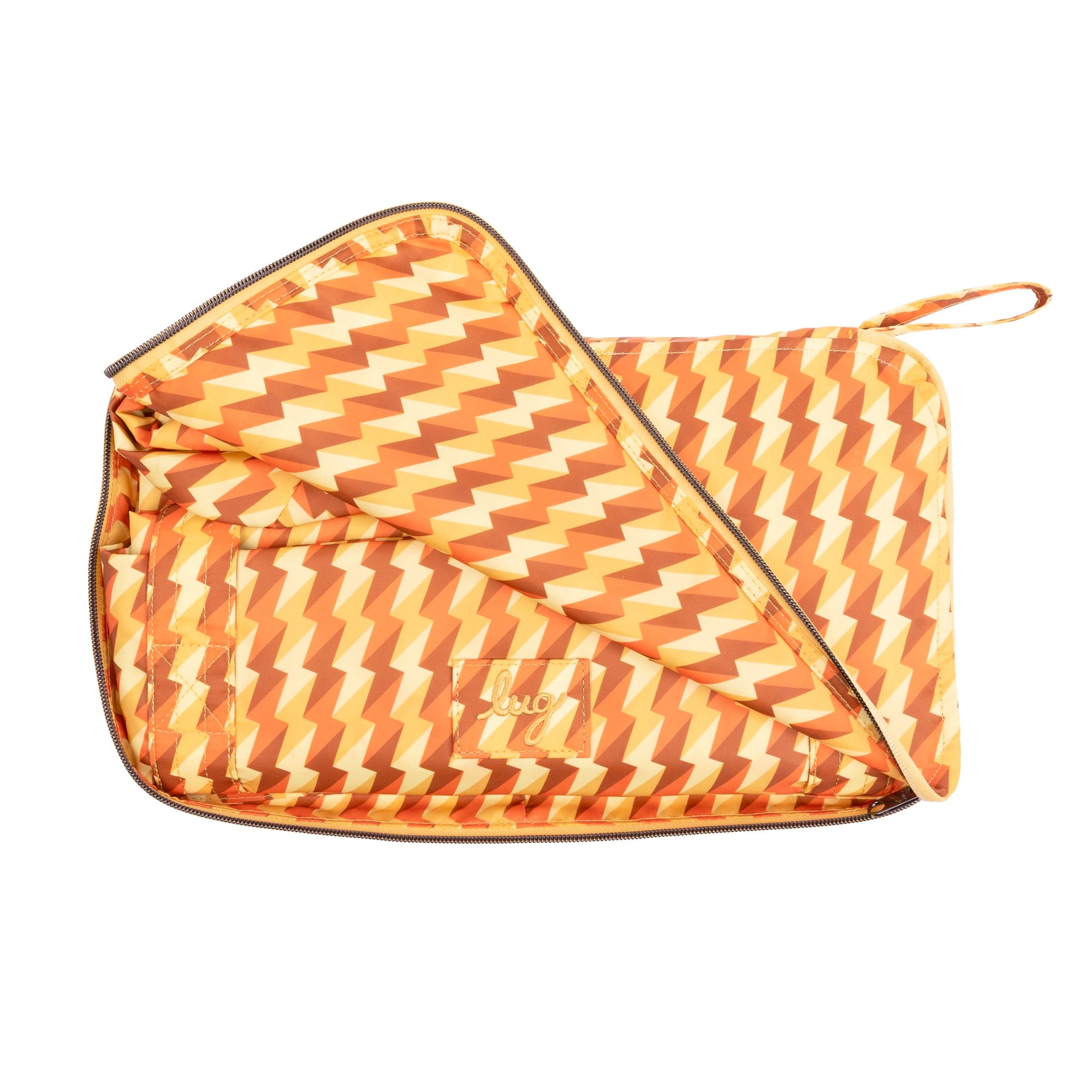 TWiNSAUCE x Lug Bossa Nova 2 Packable Duffel - - 26908_LUGxTWiNSAUCE_BossaNova2_BoltOrange_Angle_05