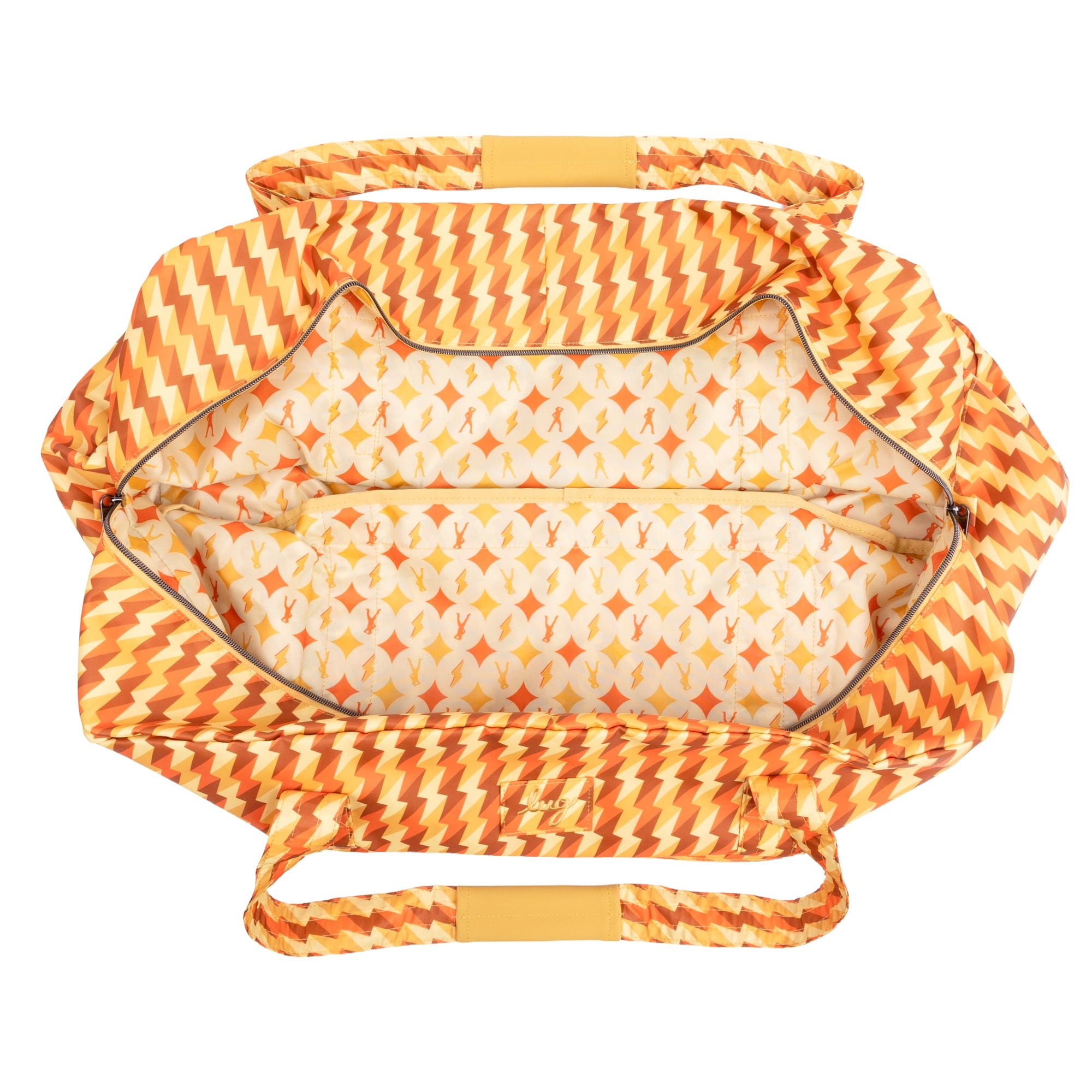 TWiNSAUCE x Lug Bossa Nova 2 Packable Duffel - - 26908_LUGxTWiNSAUCE_BossaNova2_BoltOrange_Angle_06