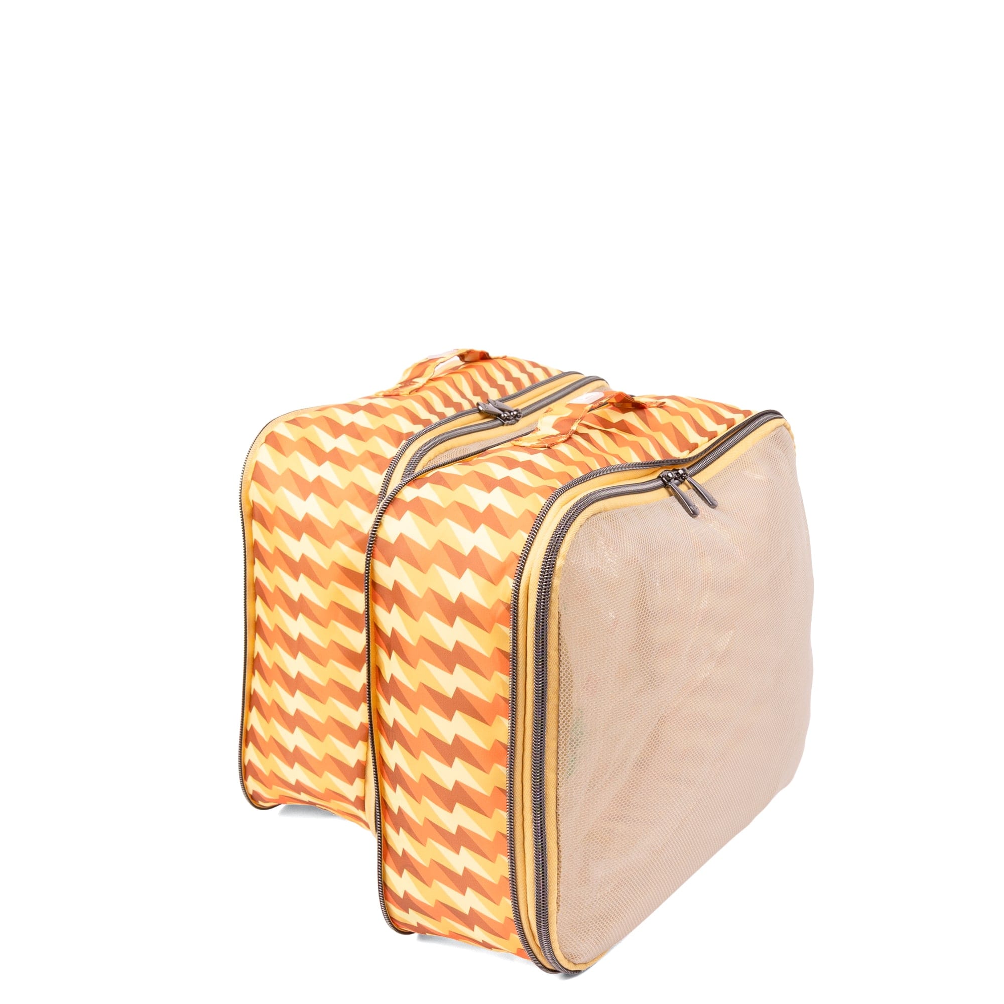 TWiNSAUCE x Lug Cargo 2pc Medium Compression Cubes - - 26916_LUGxTWiNSAUCE_Cargo2PC_BoltOrange_Angle_02