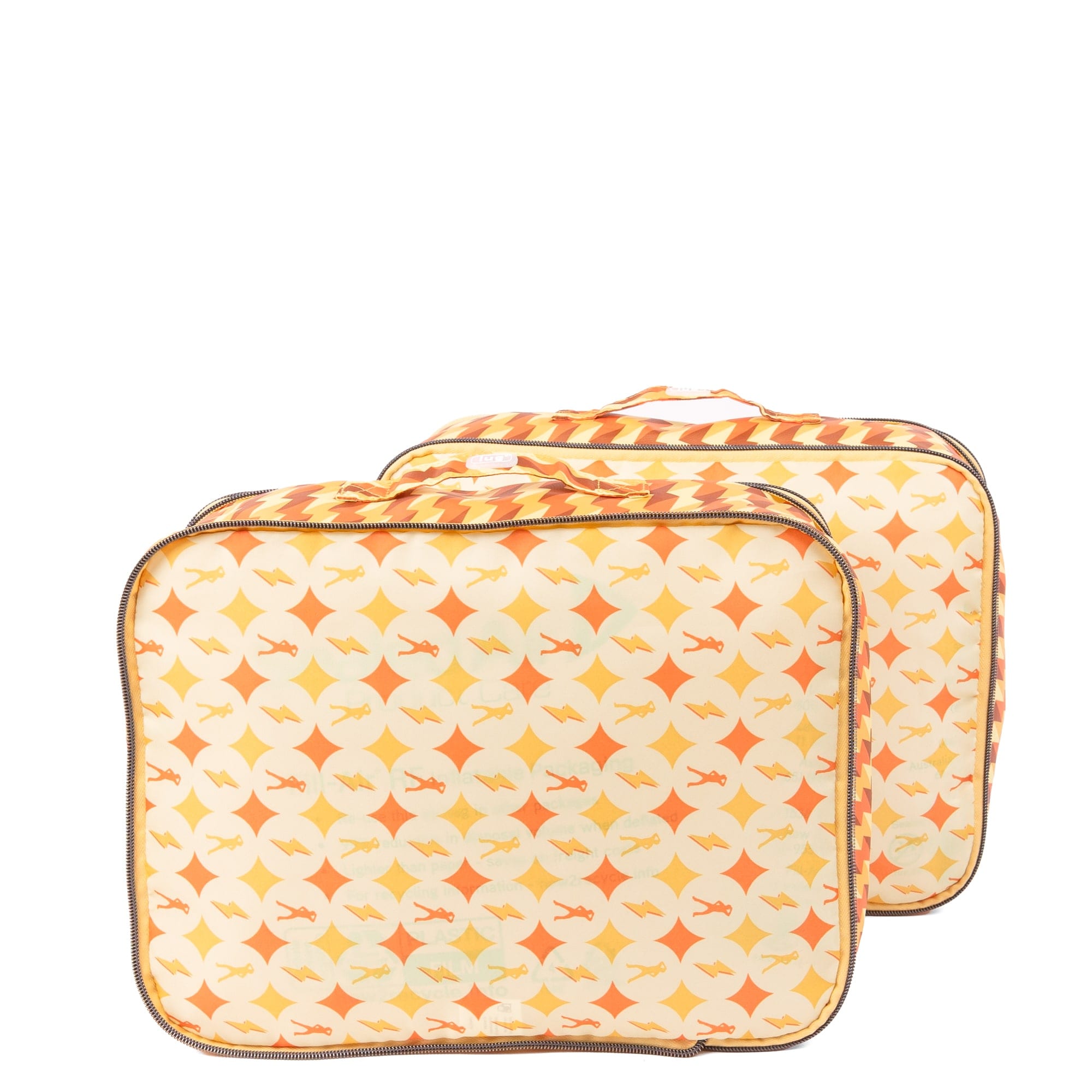 TWiNSAUCE x Lug Cargo 2pc Medium Compression Cubes - - 26916_LUGxTWiNSAUCE_Cargo2PC_BoltOrange_Angle_04