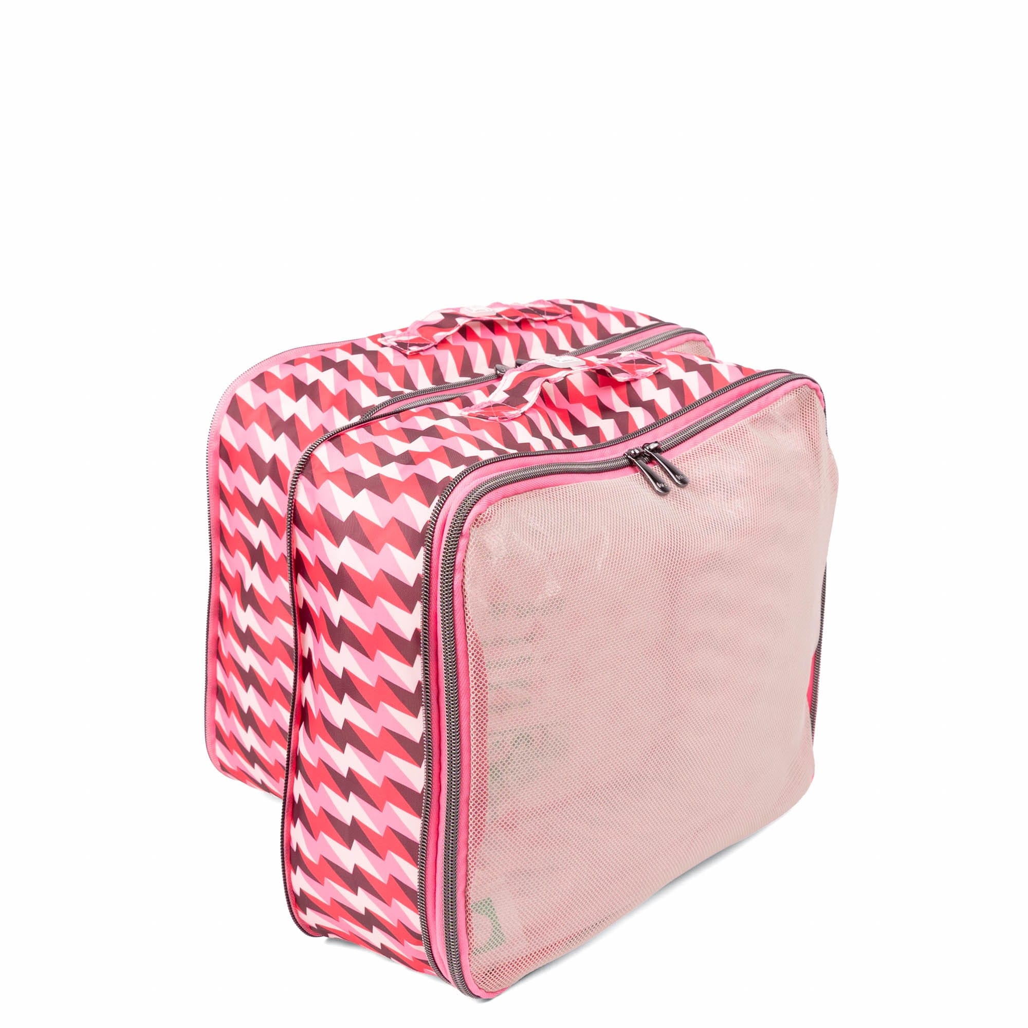 TWiNSAUCE x Lug Cargo 2pc Medium Compression Cubes - - 26917_LUGxTWiNSAUCE_Cargo2PC_BoltPink_Angle_02