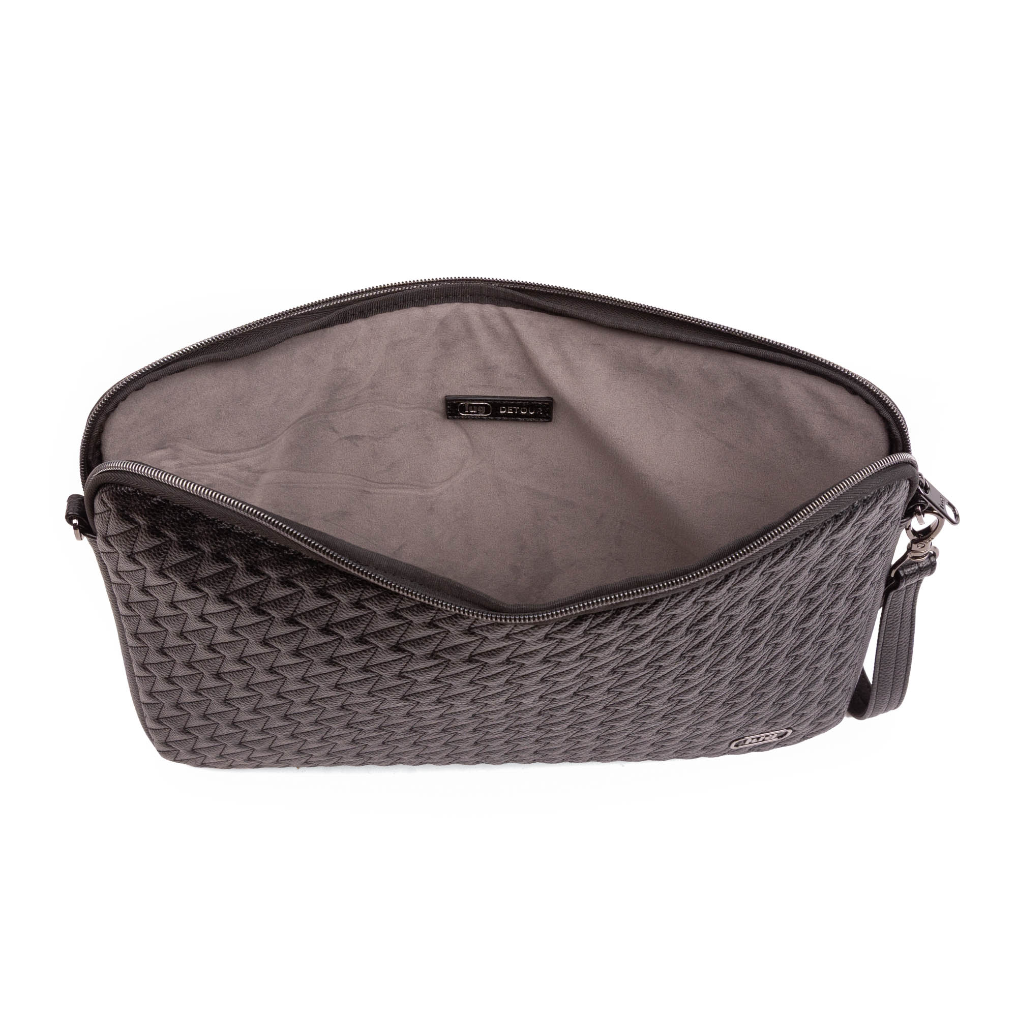 TWiNSAUCE x Lug Detour Classic VL 15" Laptop Sleeve - - 26927_LUGxTWiNSAUCE_DetourVL-15in_Black_Angle_04
