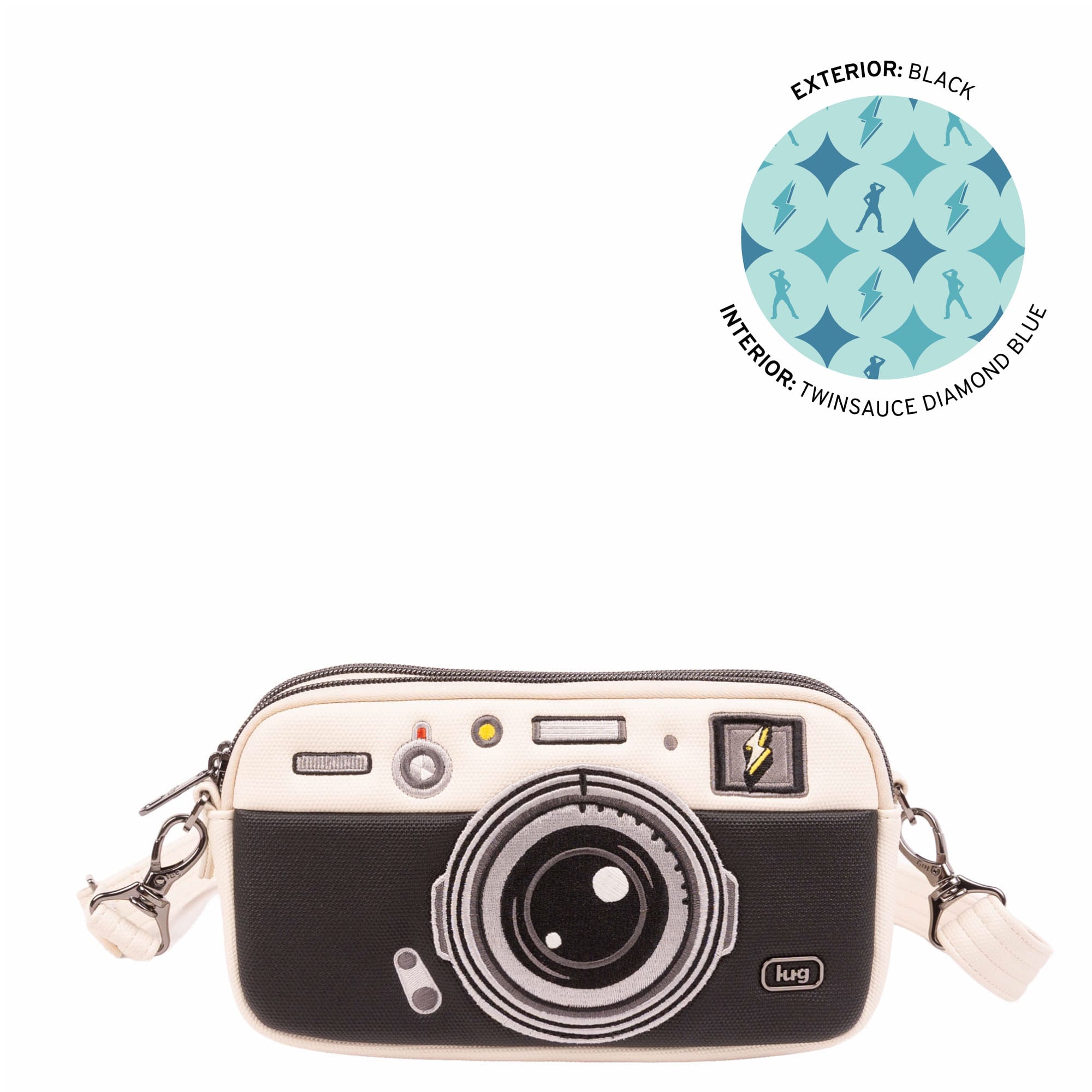 TWiNSAUCE x Lug Capture Coupe XL Matte Luxe VL Crossbody Bag - - 26932_LUGxTWiNSAUCE_CaptureCoupeXL-MatteLuxeVL_Black_Angle_01