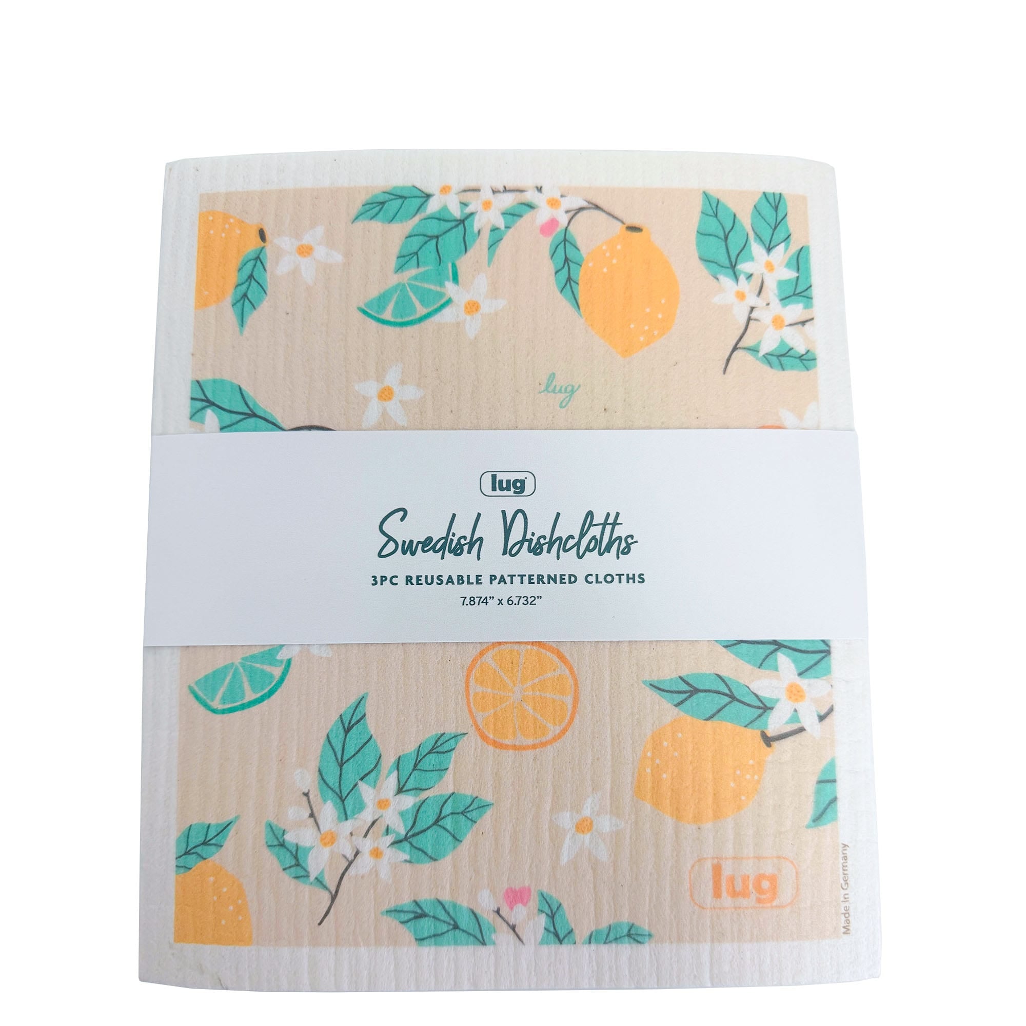 Swedish Dishcloth - SQUEEZE THE DAY - 26944_SwedishDishclothes_SqueezeTheDay_Angle_01