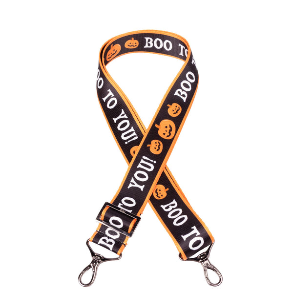 Lug Novelty 1.5" Classic Webbed Strap - BOO TO YOU - 26954_1.5_22WebbedStrap_BooToYou_Angle_01