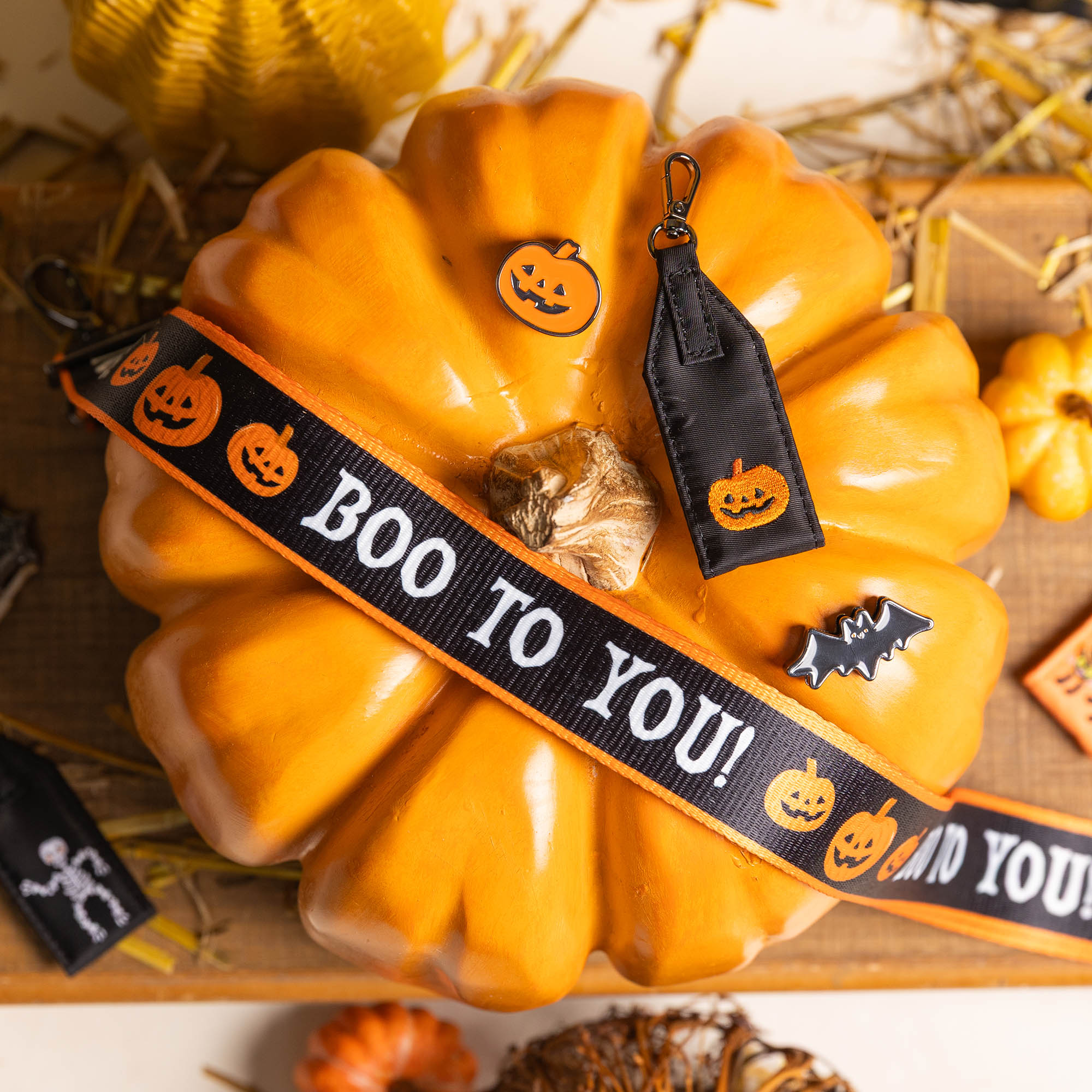 Lug Novelty 1.5" Classic Webbed Strap - BOO TO YOU - 26954_1.5_22WebbedStrap_BooToYou_Hover