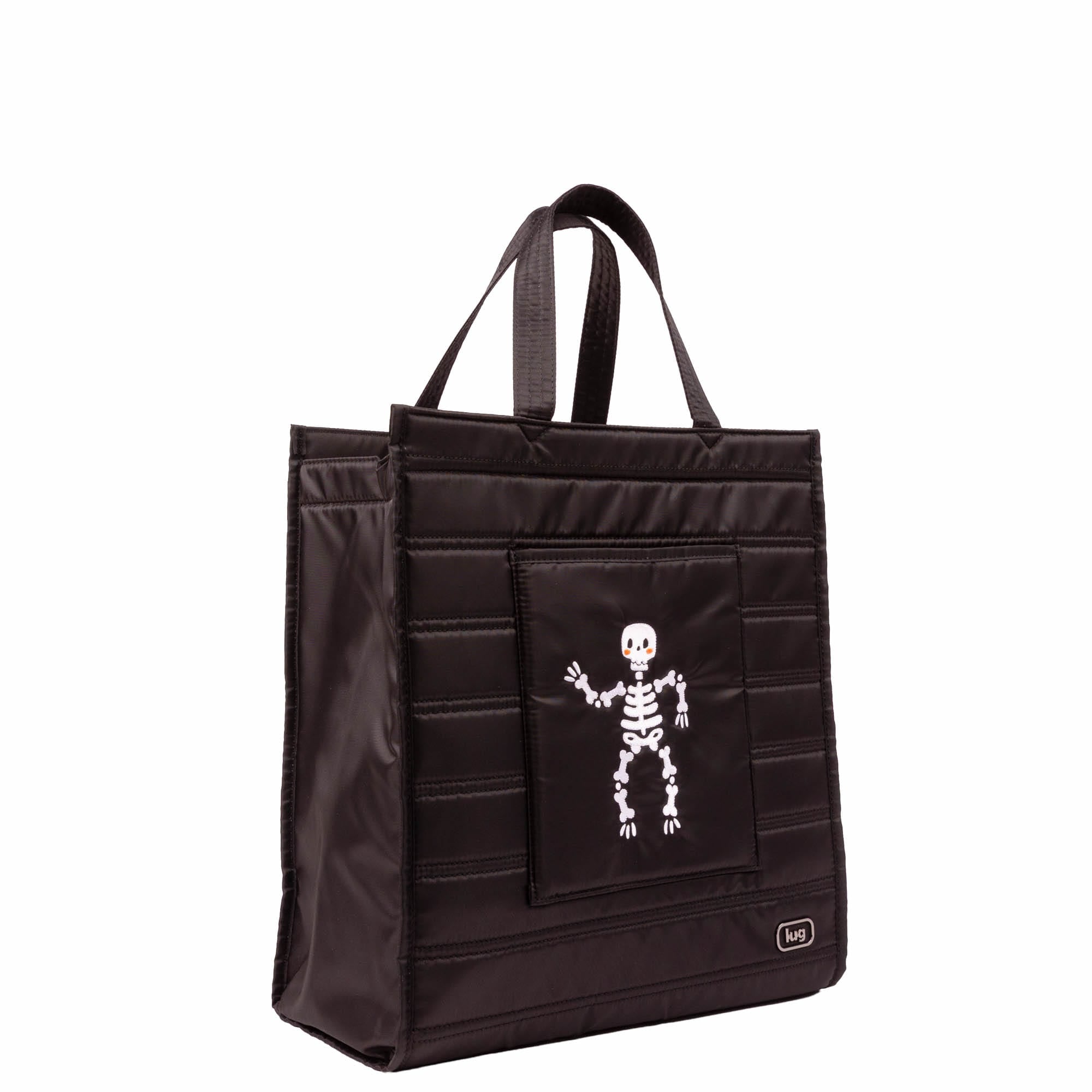 Halloween Runner Tote - SKELETON BLACK - 26998_Runner1pc_Skeleton_Angle_02