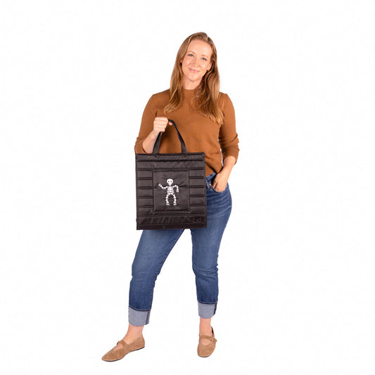 Halloween Runner Tote - - 26998_Runner1pc_Skeleton_BagProportion_01