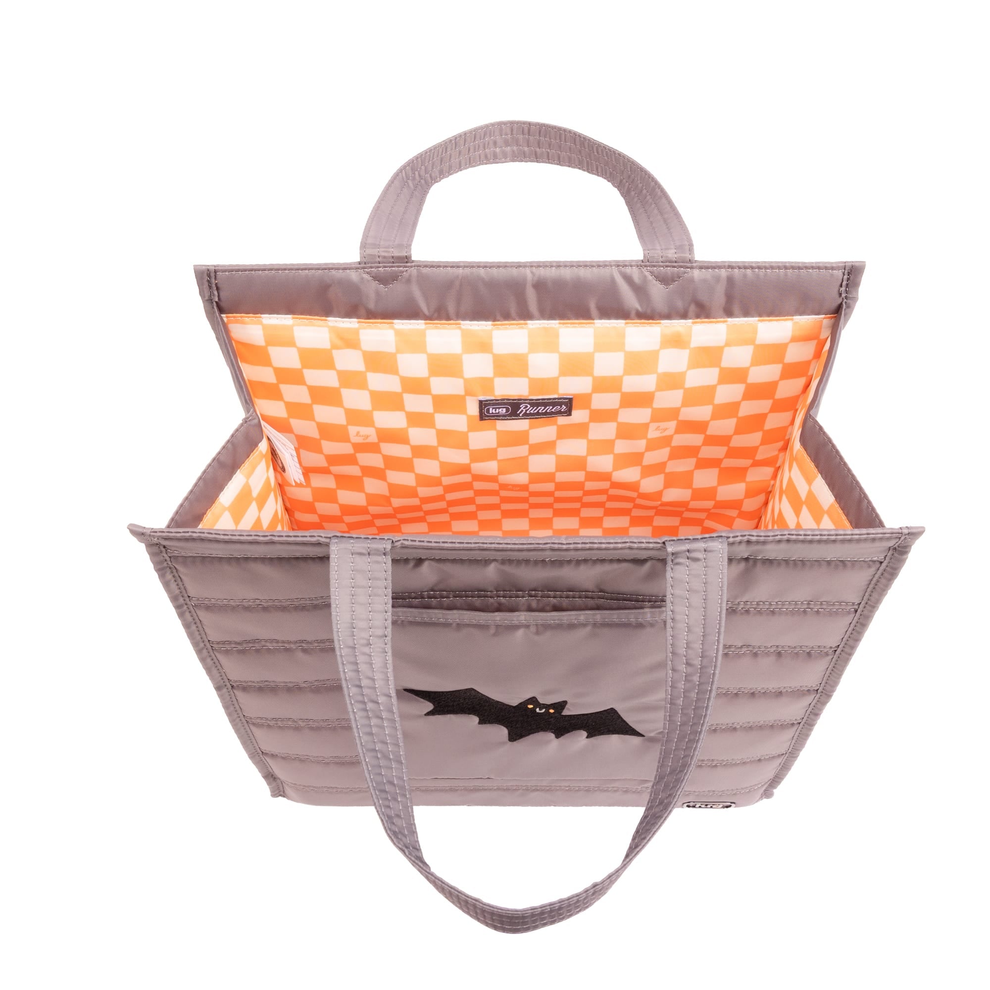 Halloween Runner Tote - BAT STORM GREY - 26999_Runner1pc_Bat_Angle_05
