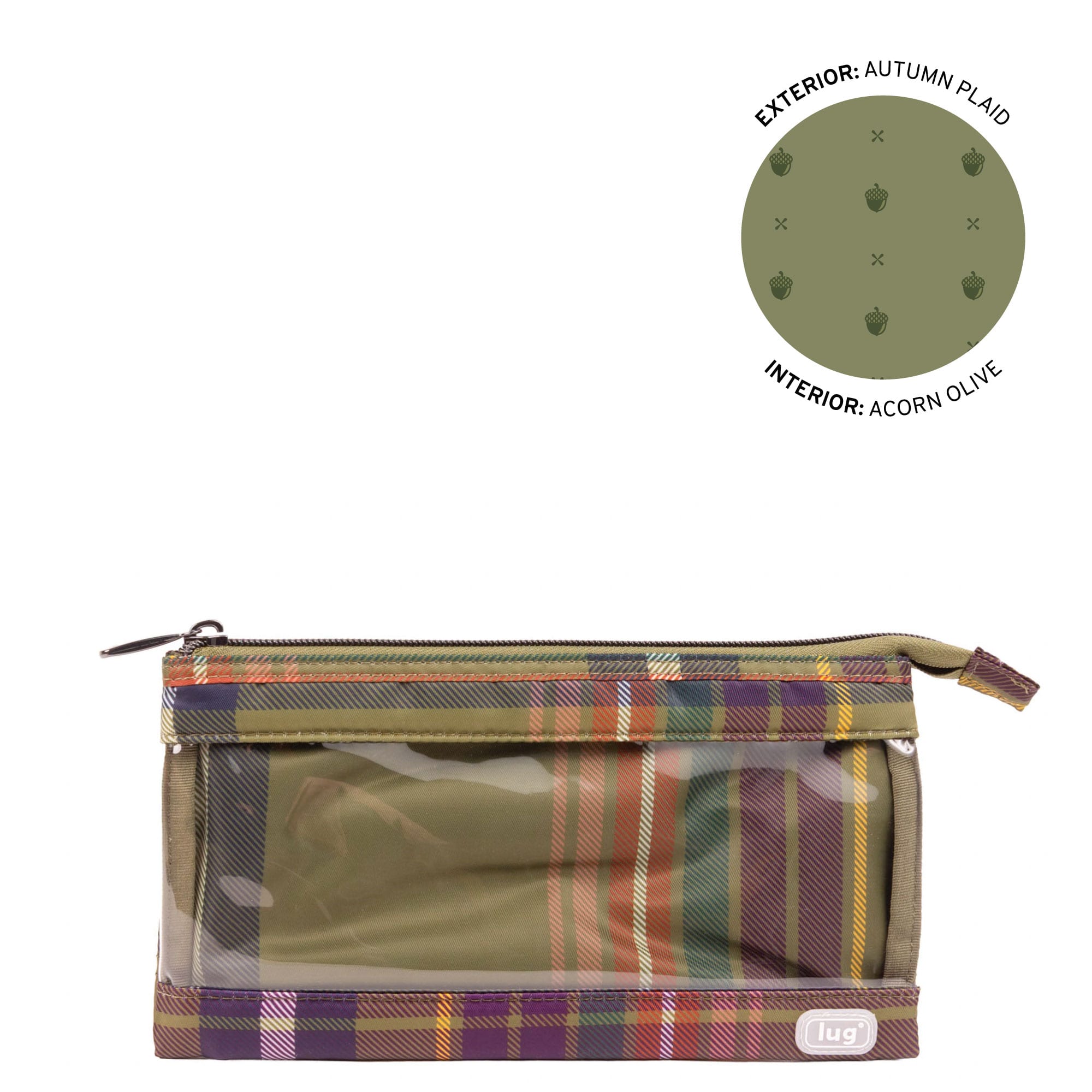 Transport Medium Storage Envelope Duo - AUTUMN PLAID - 27110_TransportDuo_AutumnPlaid_Angle_01