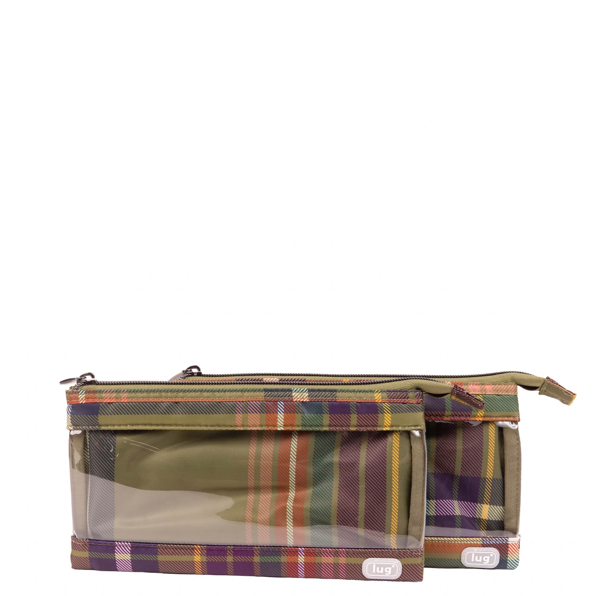 Transport Medium Storage Envelope Duo - AUTUMN PLAID - 27110_TransportDuo_AutumnPlaid_Angle_04
