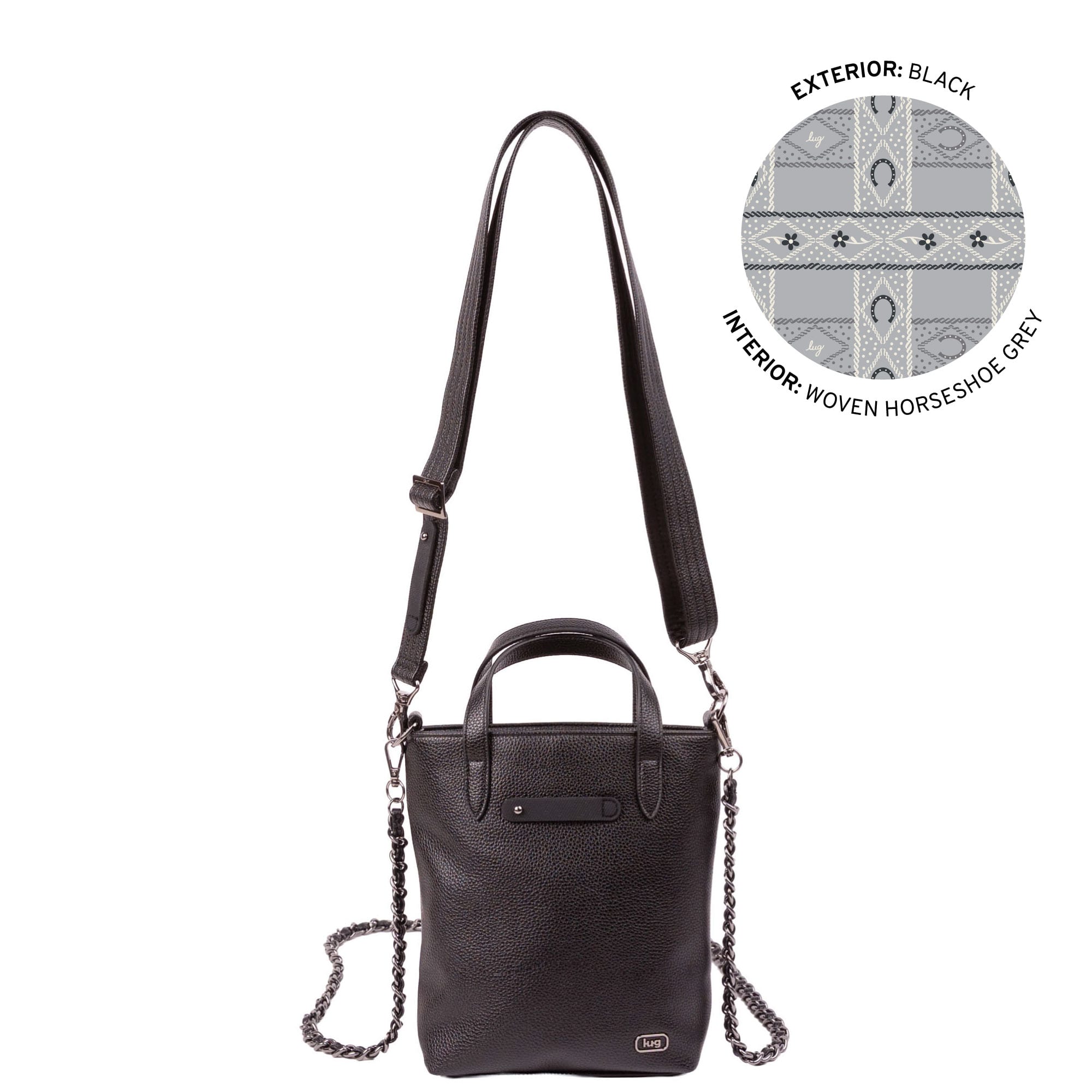 Side Step Classic VL Crossbody Bag - BLACK - 27112_SideStepVL_Black_Angle_01