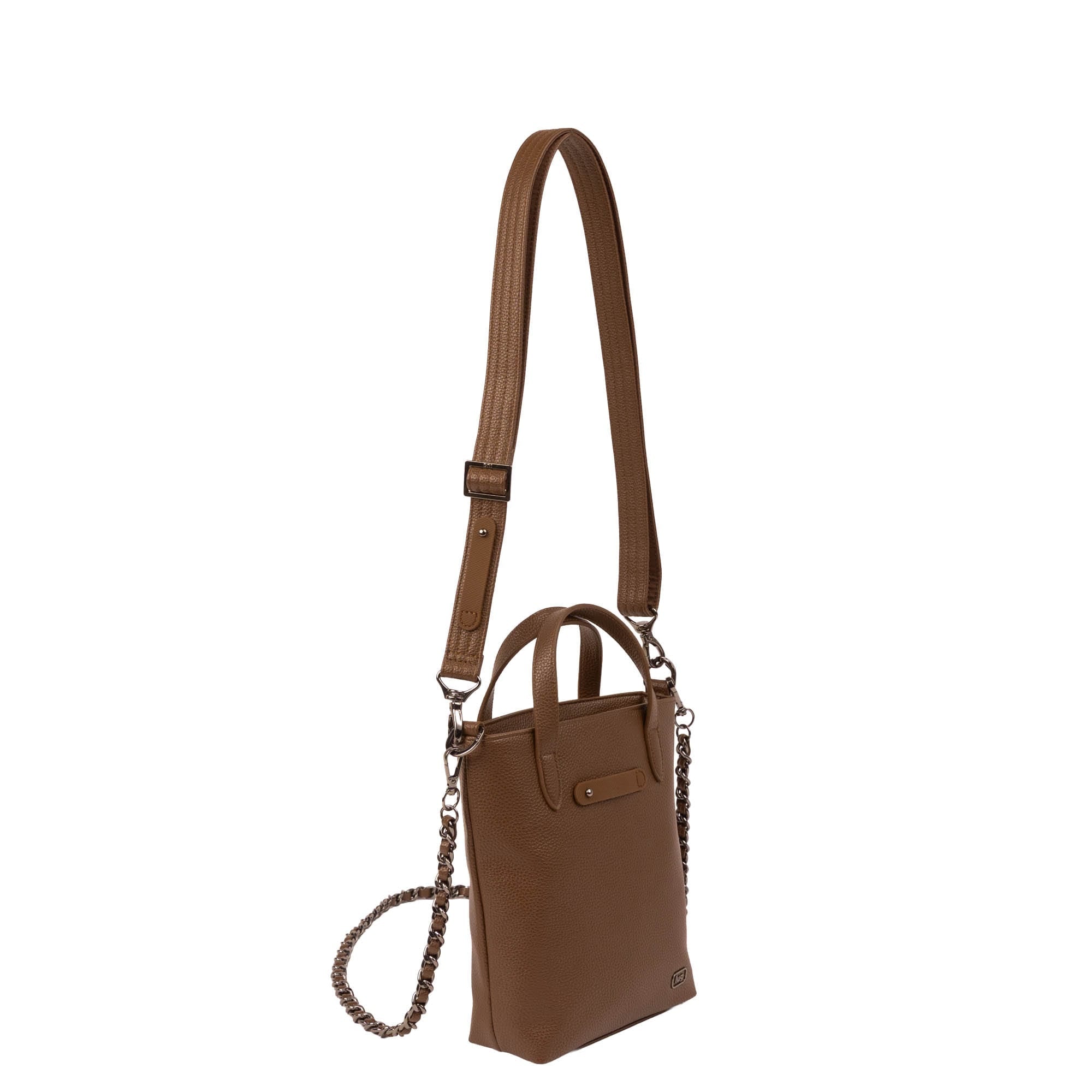 Side Step Classic VL Crossbody Bag - CHOCOLATE BROWN - 27114_SideStepVL_ChocolateBrown_Angle_02