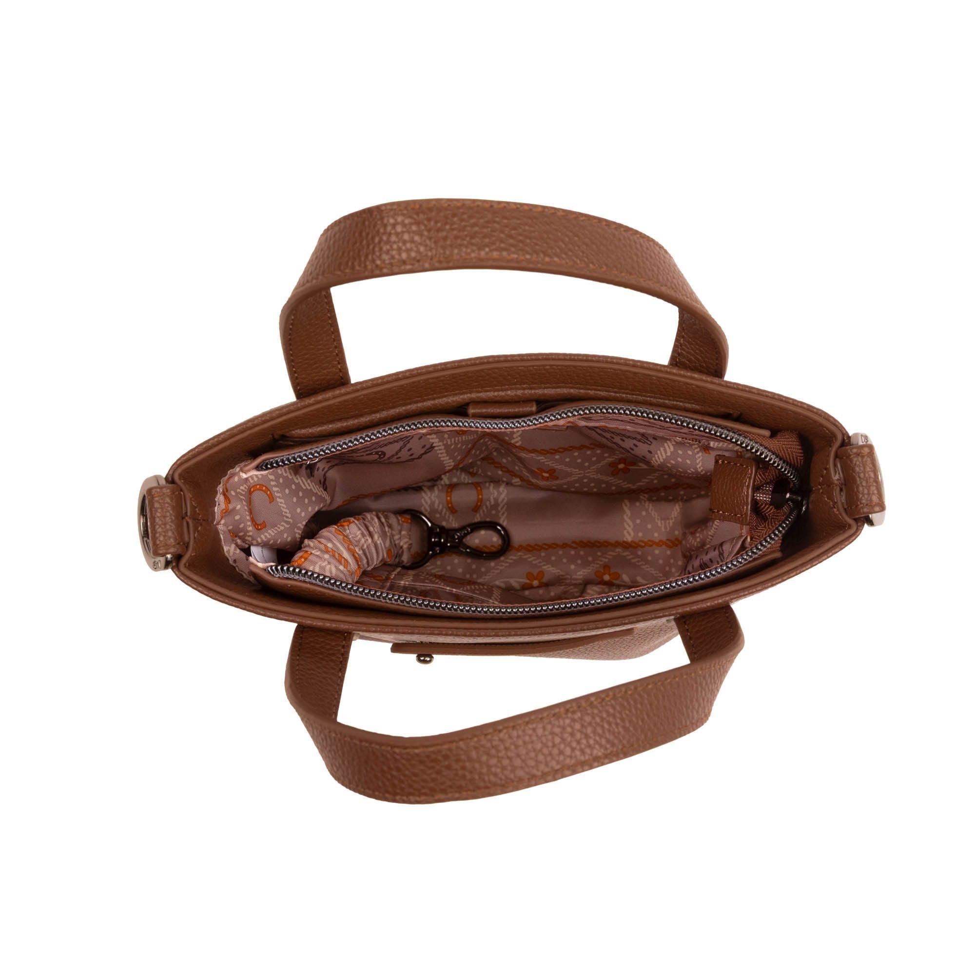 Side Step Classic VL Crossbody Bag - CHOCOLATE BROWN - 27114_SideStepVL_ChocolateBrown_Angle_05