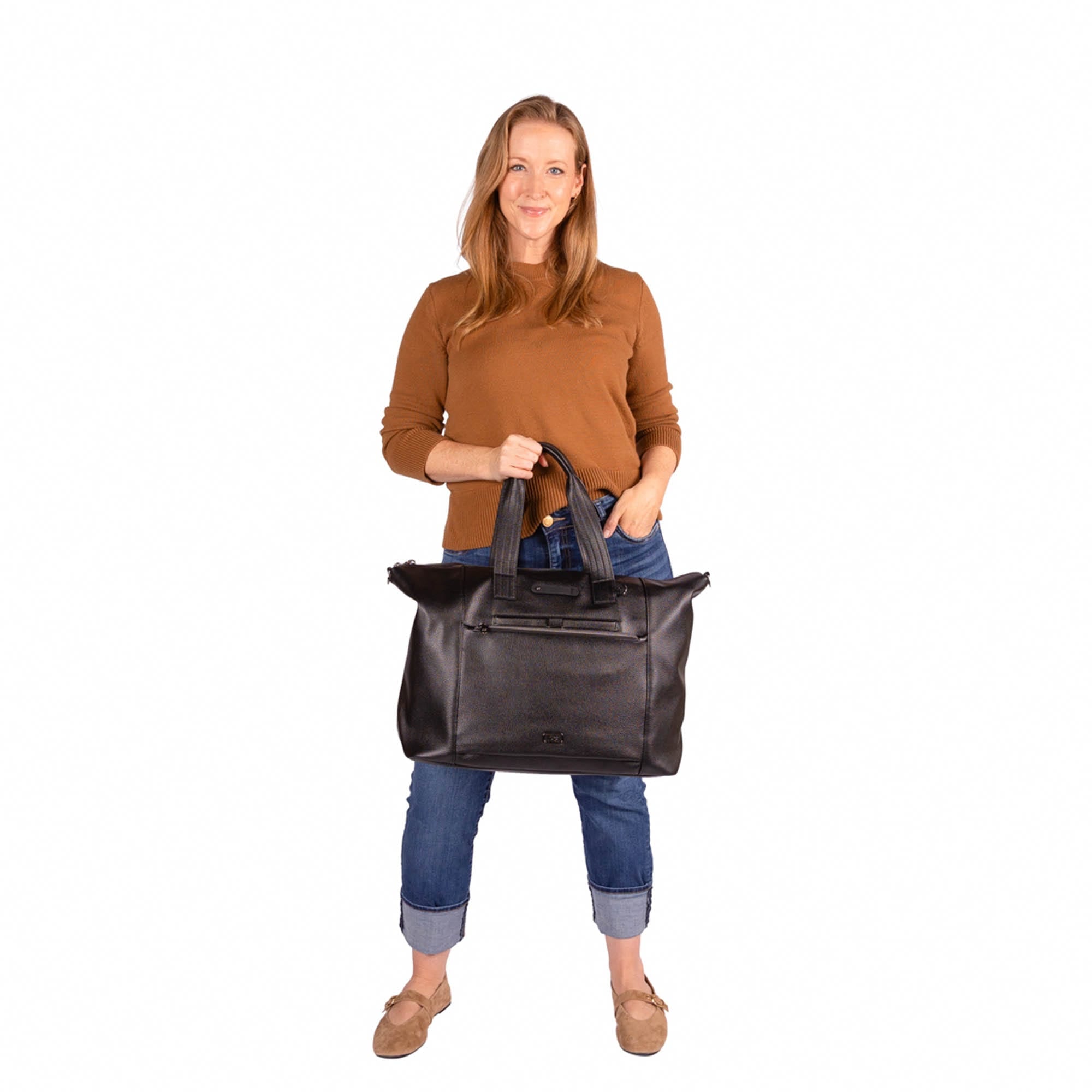 Vibe Classic VL Oversized Carry-All Tote - - 27118_VibeVL_Black_BagProportion_02