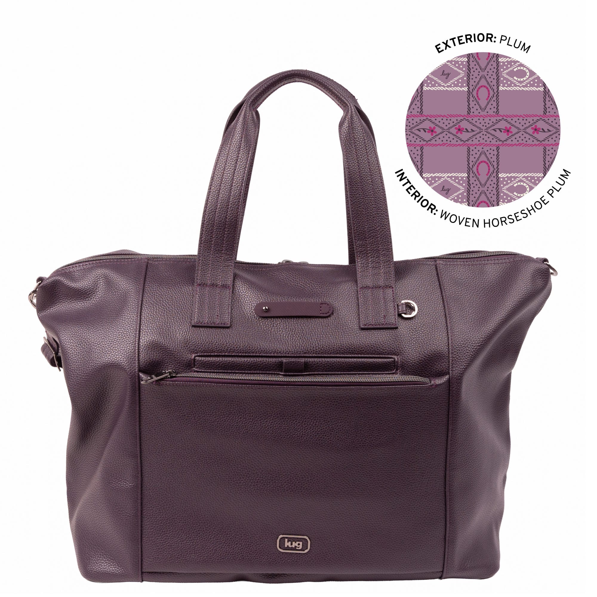 Vibe Classic VL Oversized Carry-All Tote - PLUM - 27119_VibeVL_Plum_Angle_01