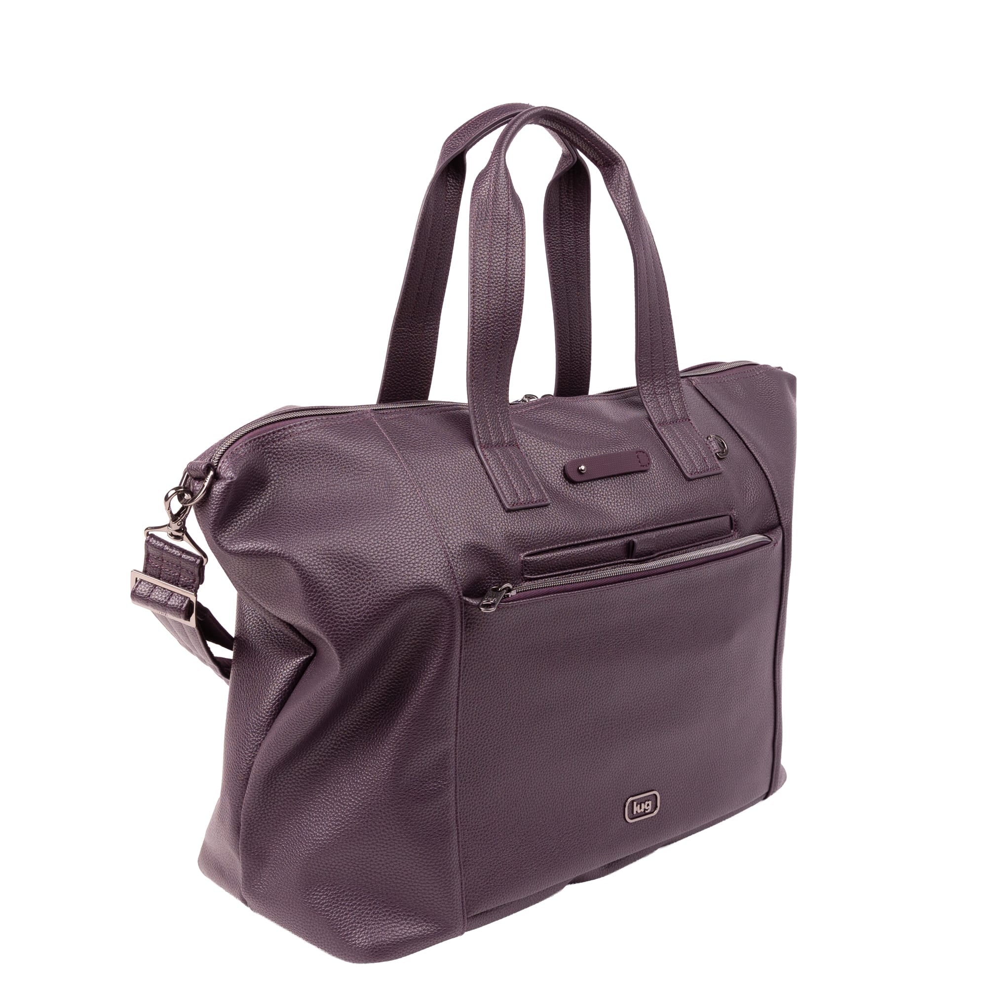 Vibe Classic VL Oversized Carry-All Tote - PLUM - 27119_VibeVL_Plum_Angle_02