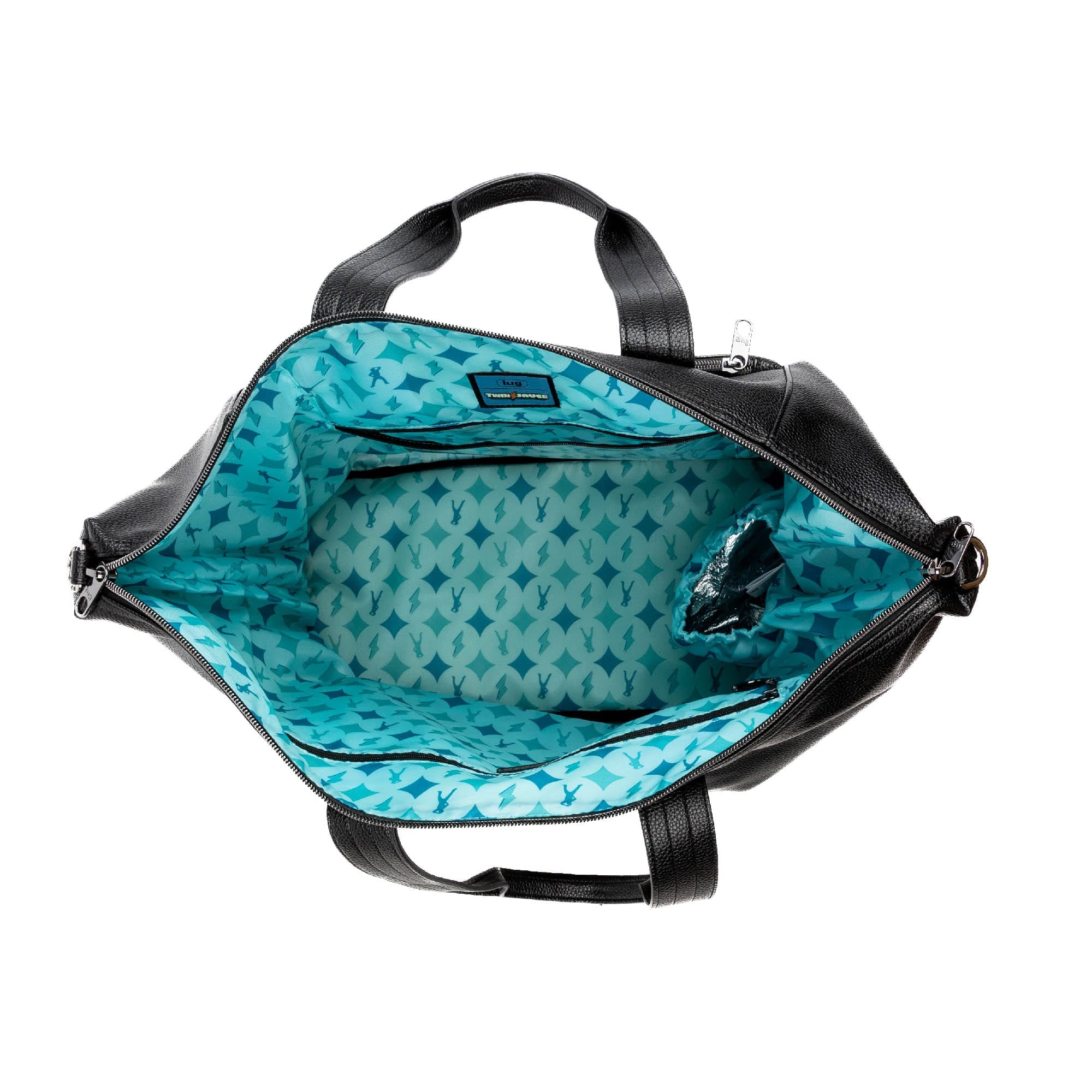 TWiNSAUCE x Lug Vibe Classic VL Oversized Carry-All Tote - - 27122_LUGxTWiNSAUCE_VibeVL_Black_Angle_05