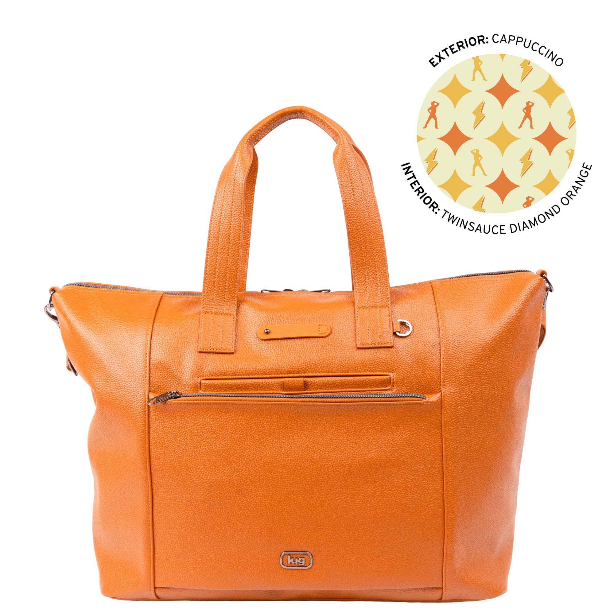 TWiNSAUCE x Lug Vibe Classic VL Oversized Carry-All Tote - - 27123_LUGxTWiNSAUCE_VibeVL_Cappuccino_Angle_01