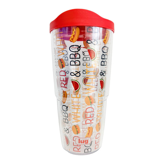 Patriotic Tervis Tumbler Cup 24oz - RED WHITE & BBQ - 27139_PatrioticTervis24oz_RedWhiteBBQ