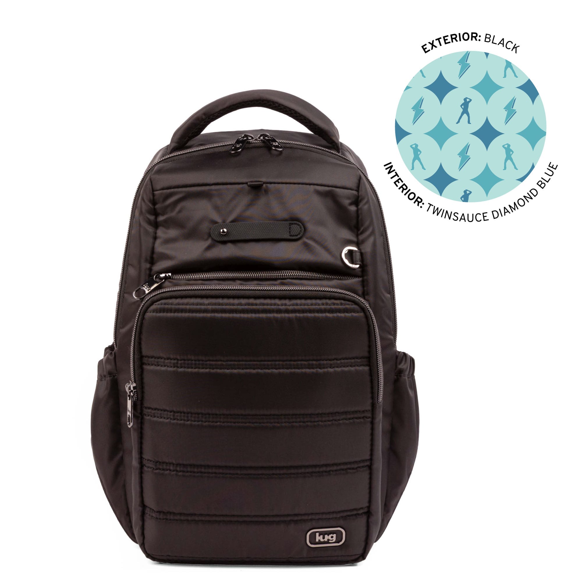TWiNSAUCE x Lug Hopper 2 Backpack - - 27151_LUGxTWiNSAUCE_Hopper2_Black_Angle_01