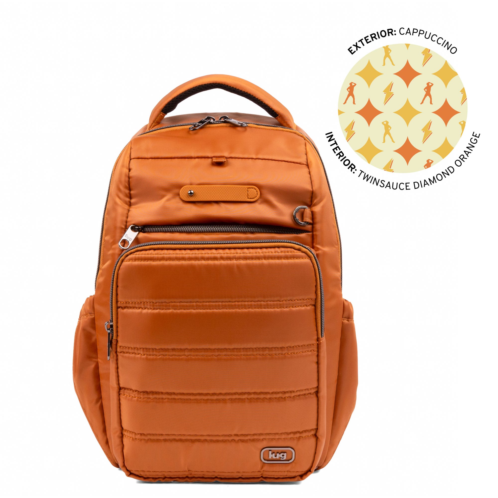 TWiNSAUCE x Lug Hopper 2 Backpack - - 27152_LUGxTWiNSAUCE_Hopper2_Cappuccino_Angle_01
