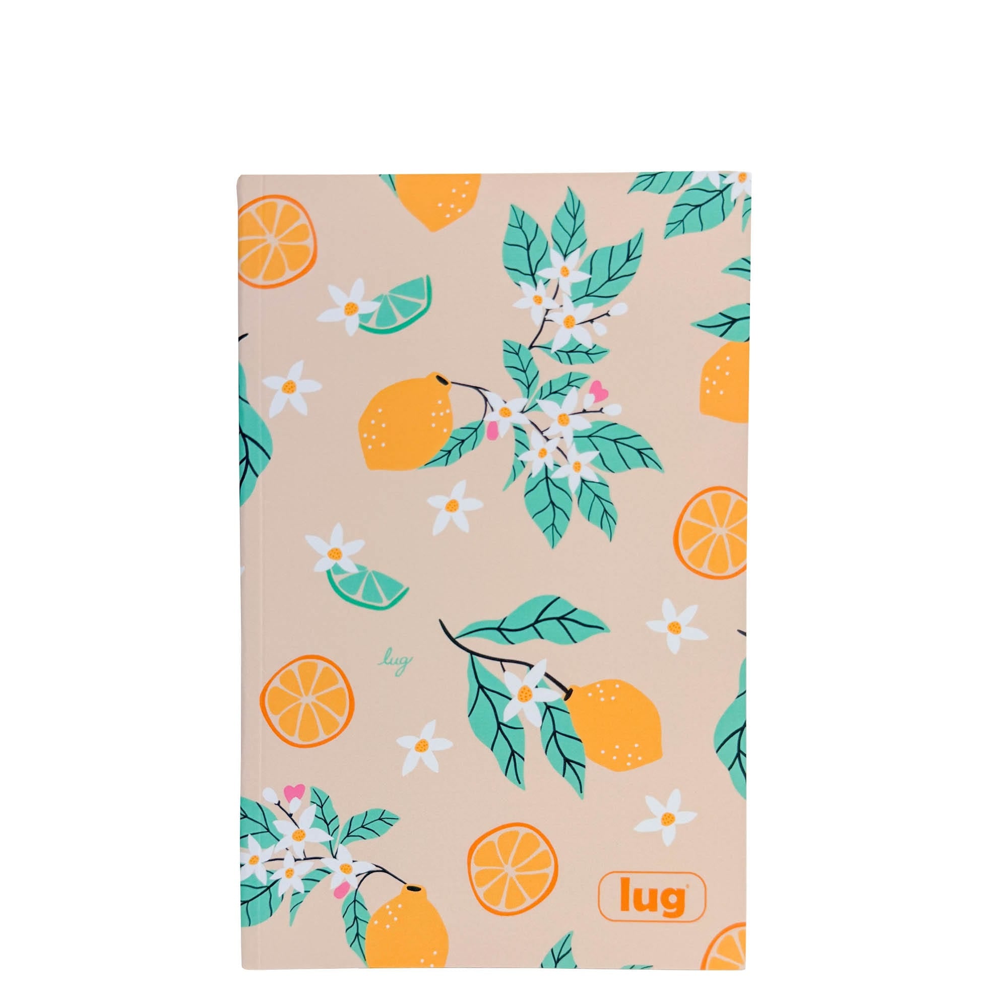 Jotter Notebook - LEMON FLORAL - 27314_JotterNotebook_LemonFloral_Angle_01