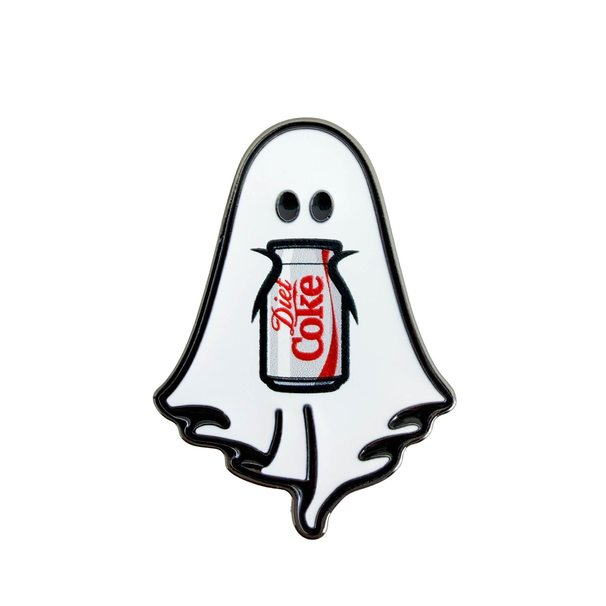 Diet Coke x Lug Novelty Bag Charm - DIET COKE GHOST - 27535_DietCokeCharm_DietCokeGhost_Angle_01