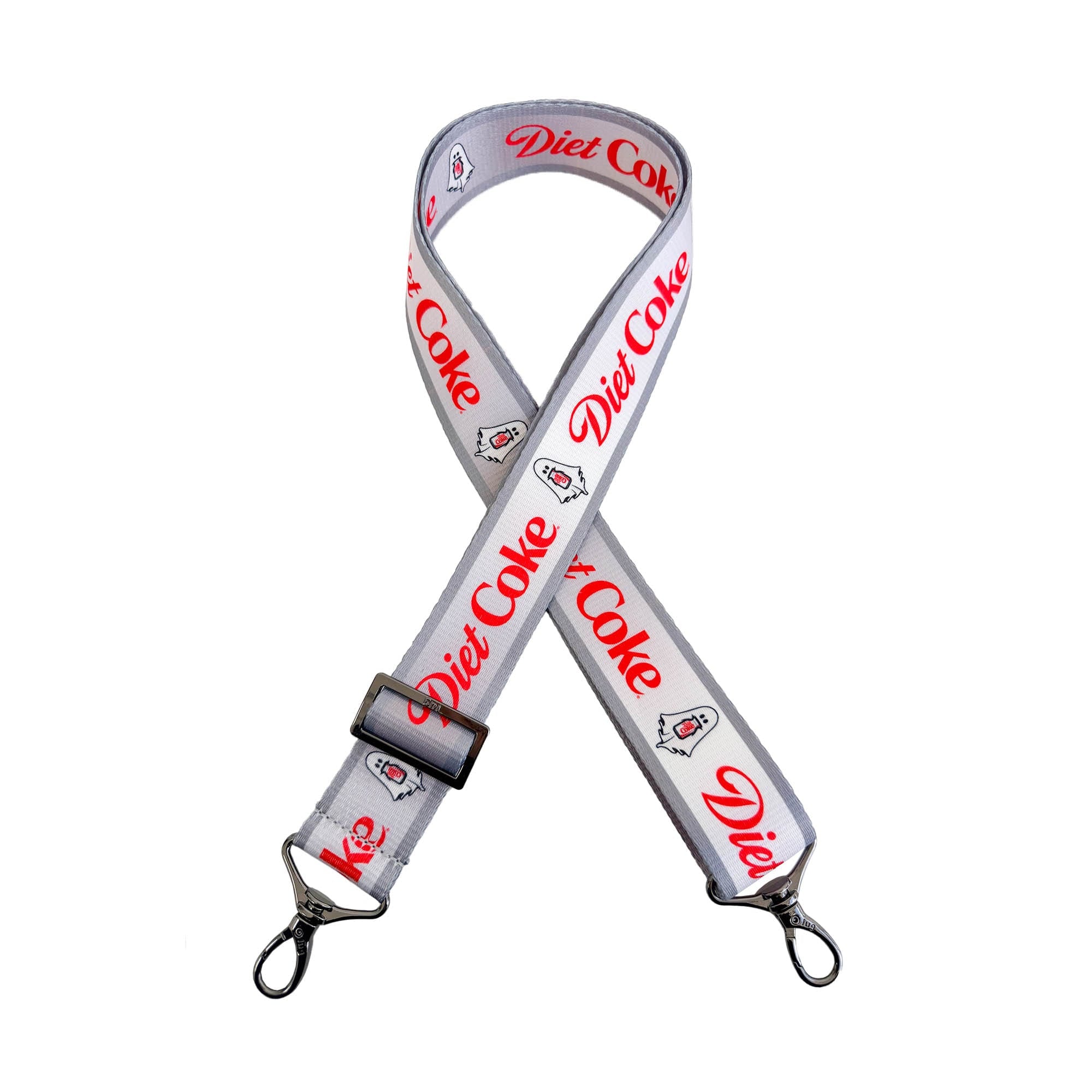 Diet Coke x Lug 1.5" Webbed Strap - DIET COKE GHOST - 27540_DietCokeStrap_DietCokeGhost_Angle_01
