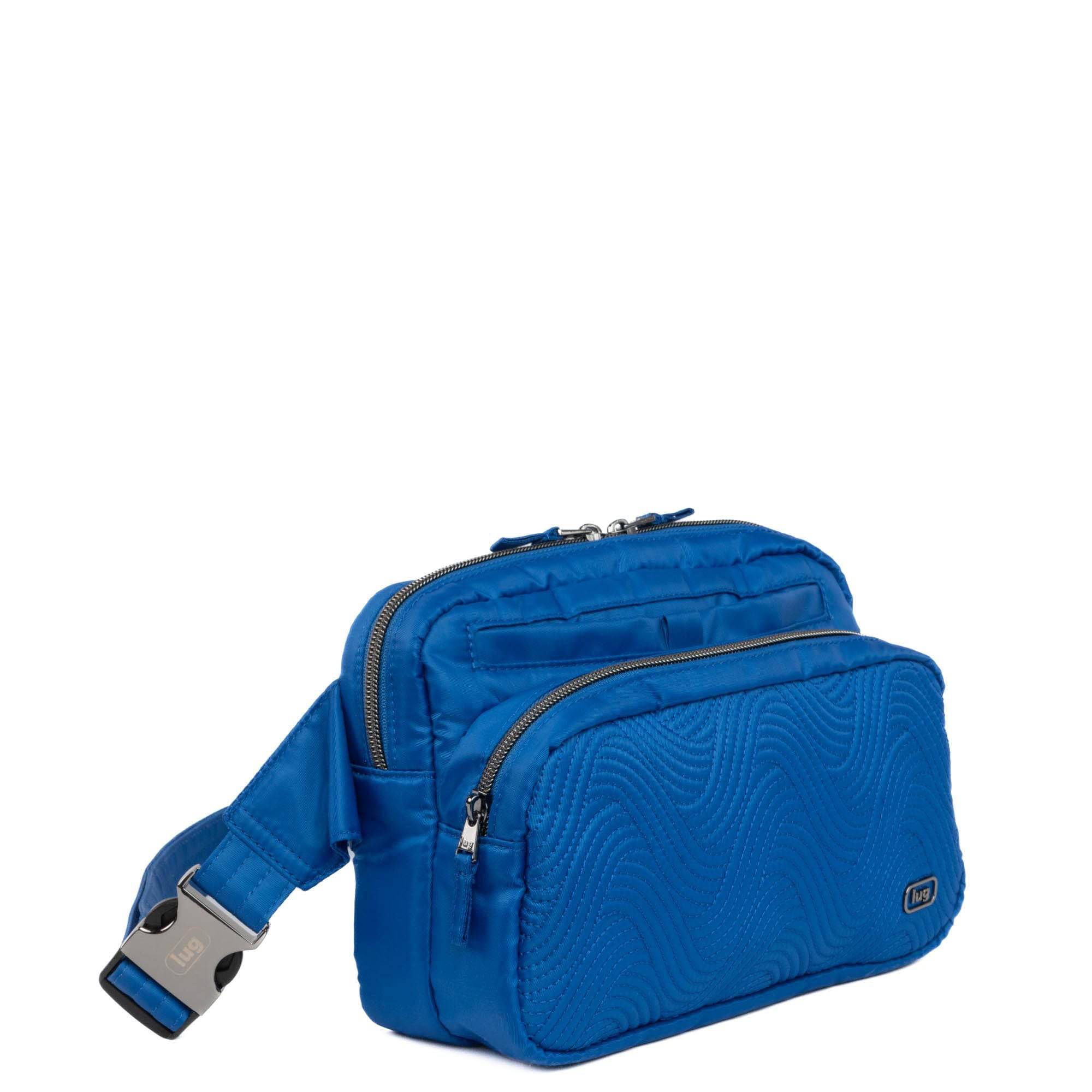 Double Back Belt Bag - AZURE BLUE - 79af7b3d-0279-41c0-a3f8-a6f8f41b7799