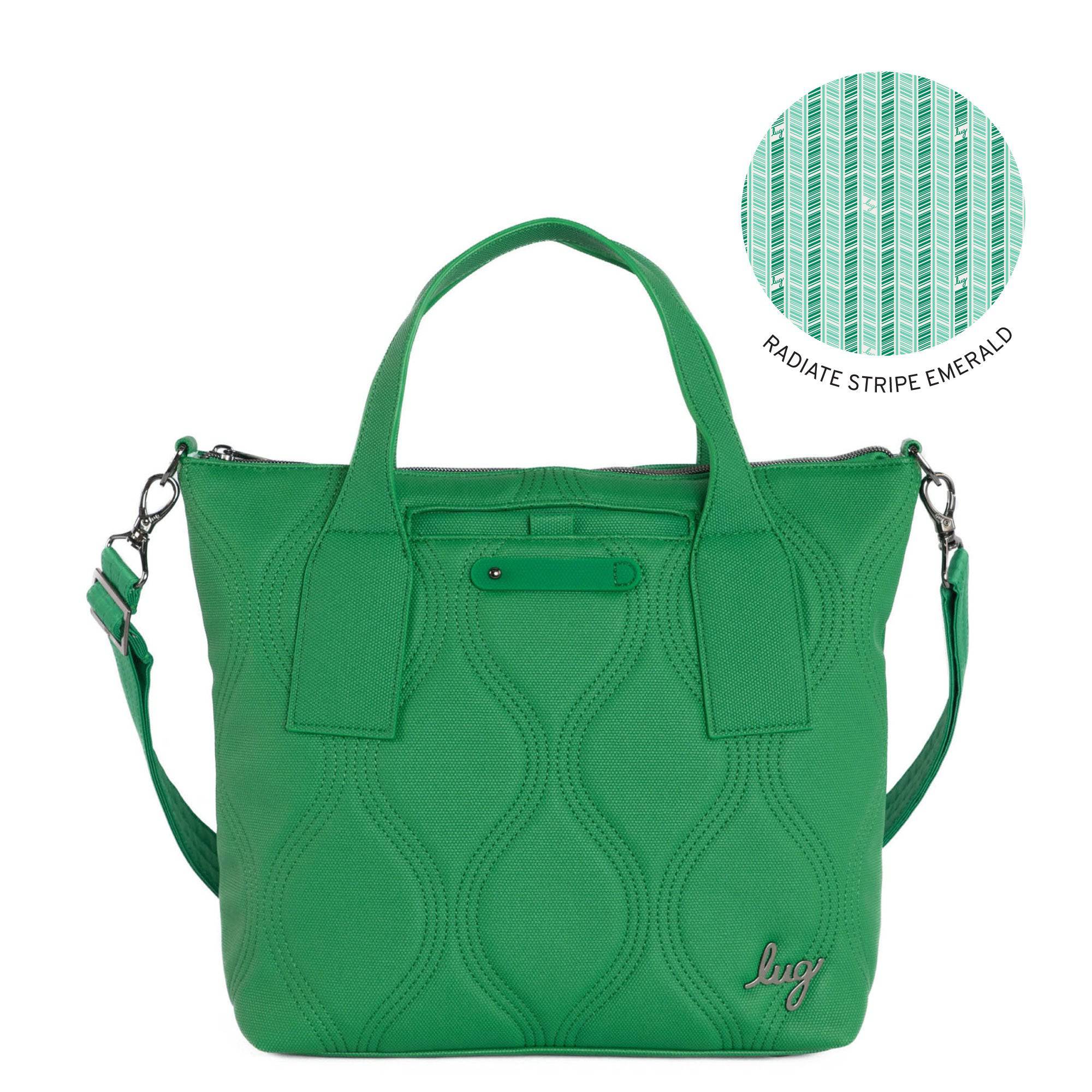 Alto Matte Luxe VL Convertible Tote Bag - EMERALD GREEN - ALTO-ML-EMERALD