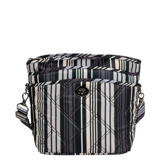 Adagio Shoulder Bag - - AdagioSE_LoveStripeBlack_01