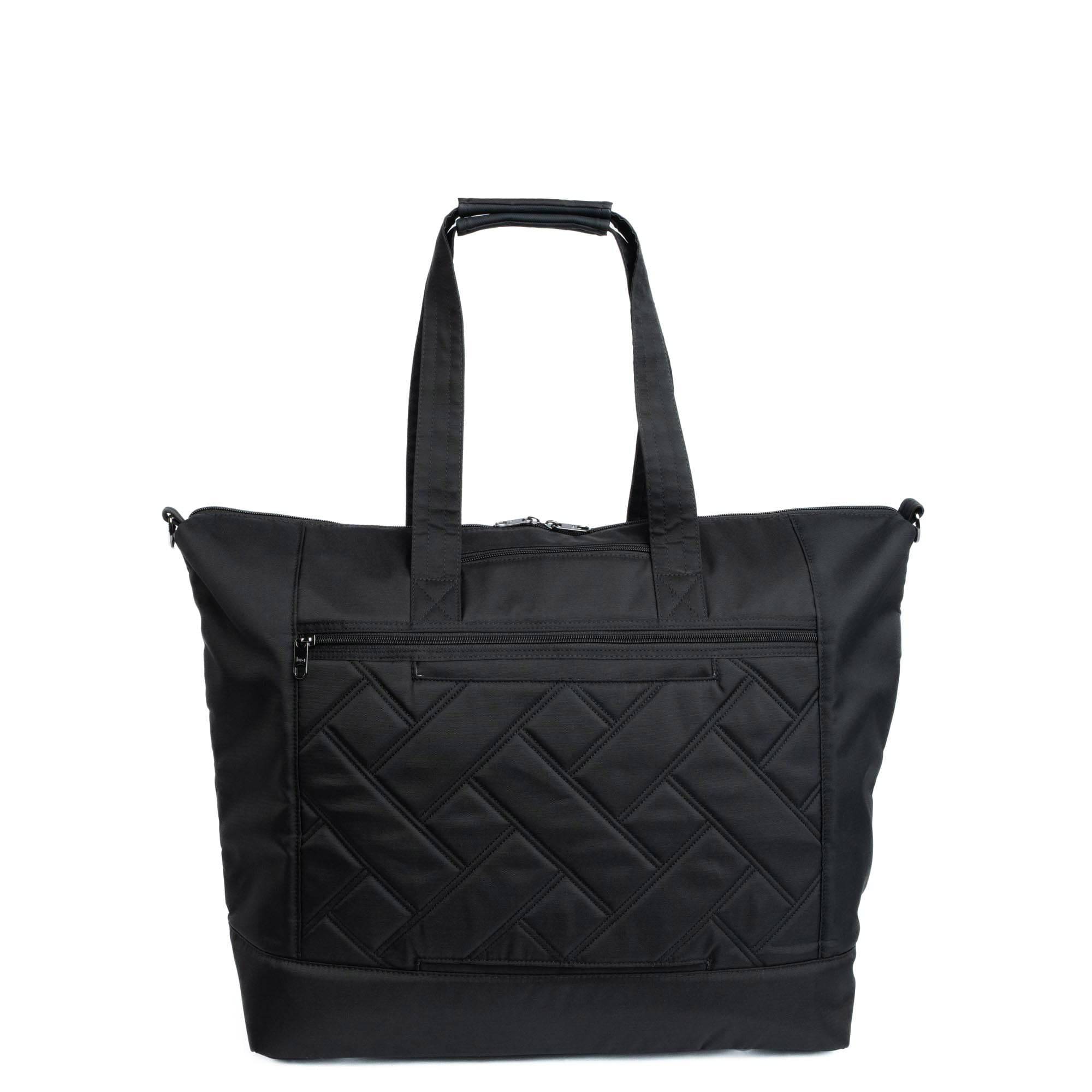Legacy Collection Aerial Love Tote Bag - BRUSHED BLACK WITH WHITE LOVE - AerialLove_BrushedBlack_04