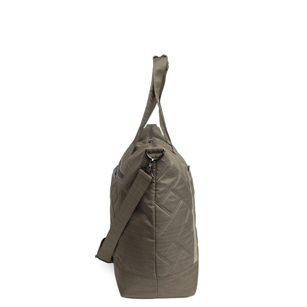 Legacy Collection Aerial Love Tote Bag - BRUSHED WALNUT WITH CHAMPAGNE LOVE - AerialLove_BrushedWalnut_03
