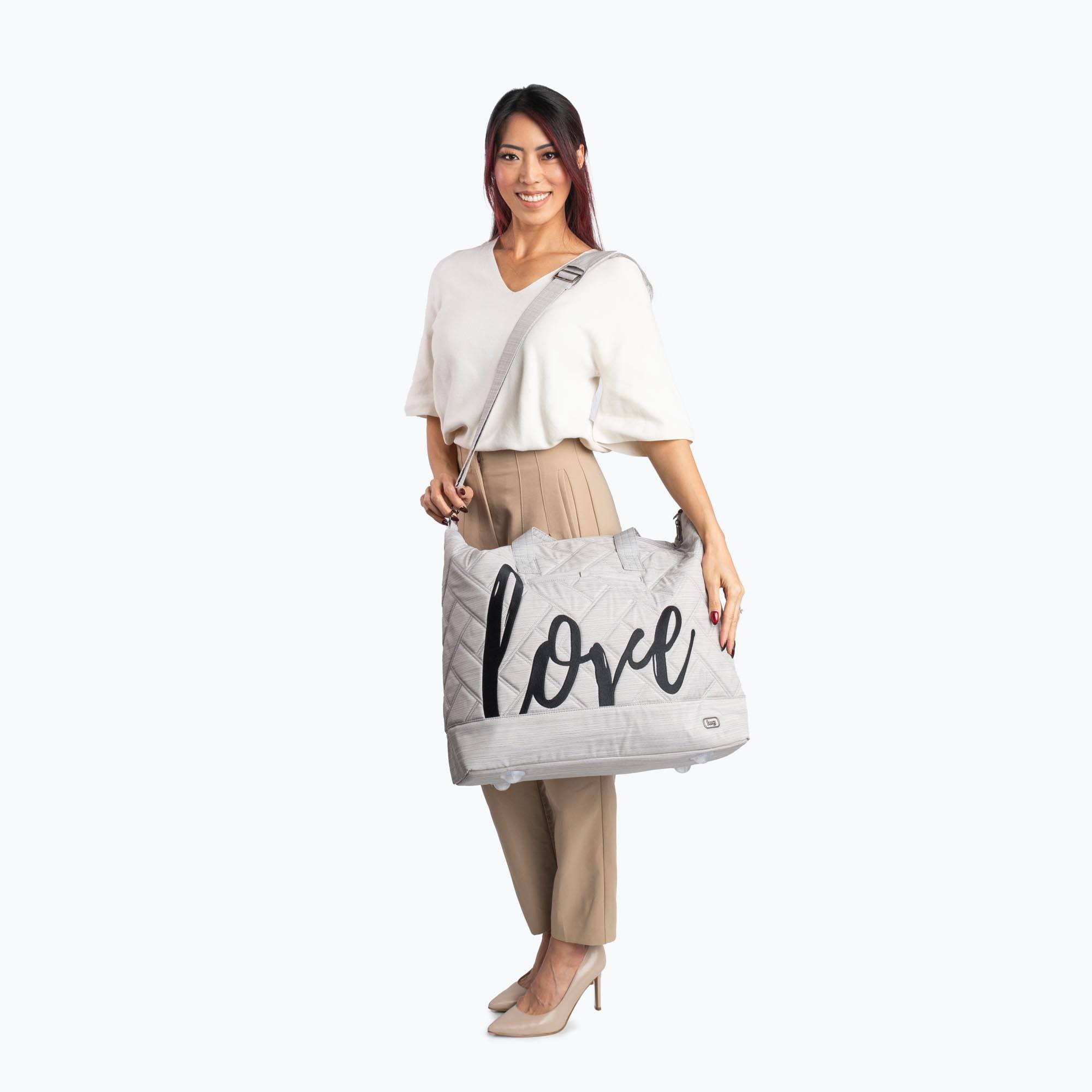 Legacy Collection Aerial Love Tote Bag - - AerialLove_Lifestyle_BagProportions_02