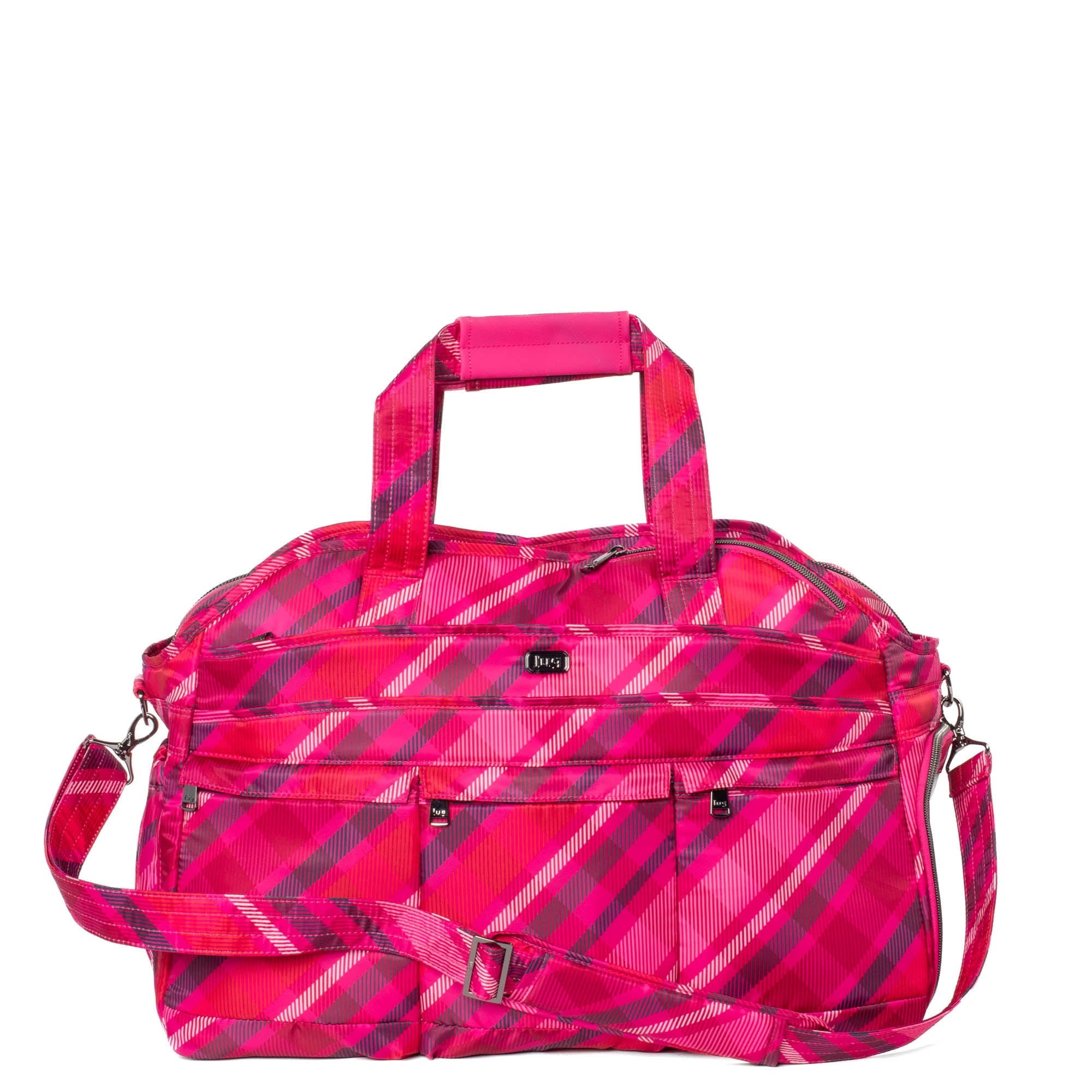 Airbus 2 Duffel Bag - BERRY PLAID - Airbus2_BerryPlaid_01