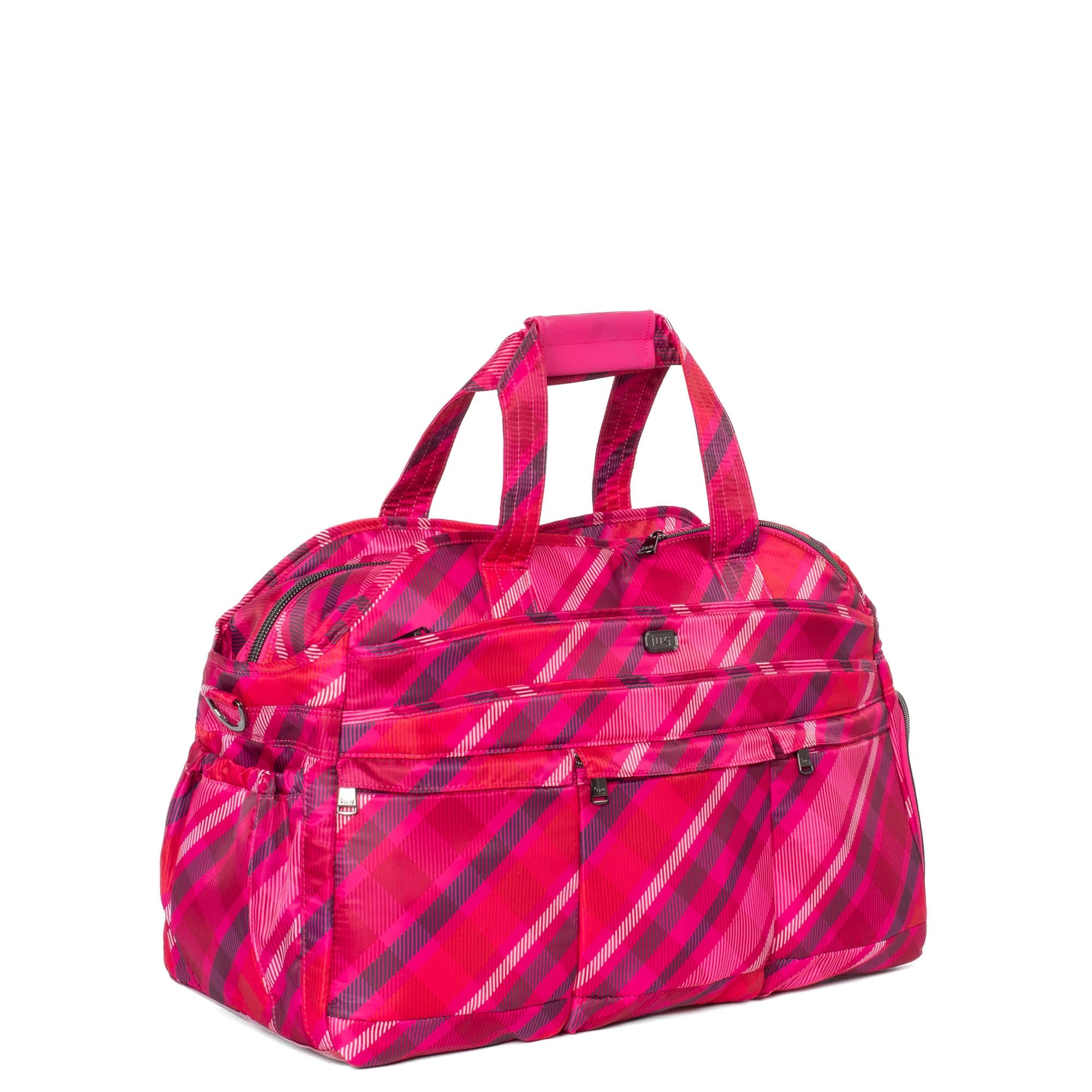 Airbus 2 Duffel Bag - BERRY PLAID - Airbus2_BerryPlaid_02