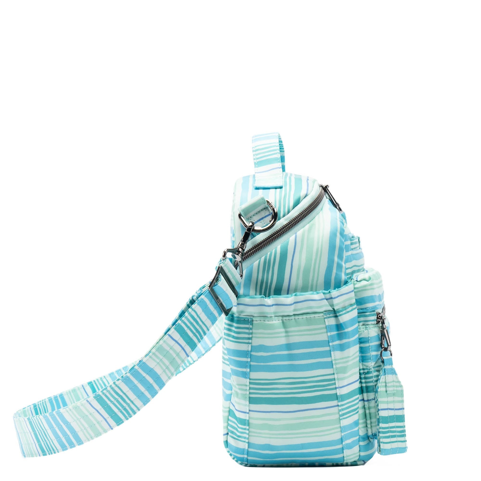 Alpine Crossbody Bag - LOVE WAVES AQUA - Alpine_LovewavesAqua_03