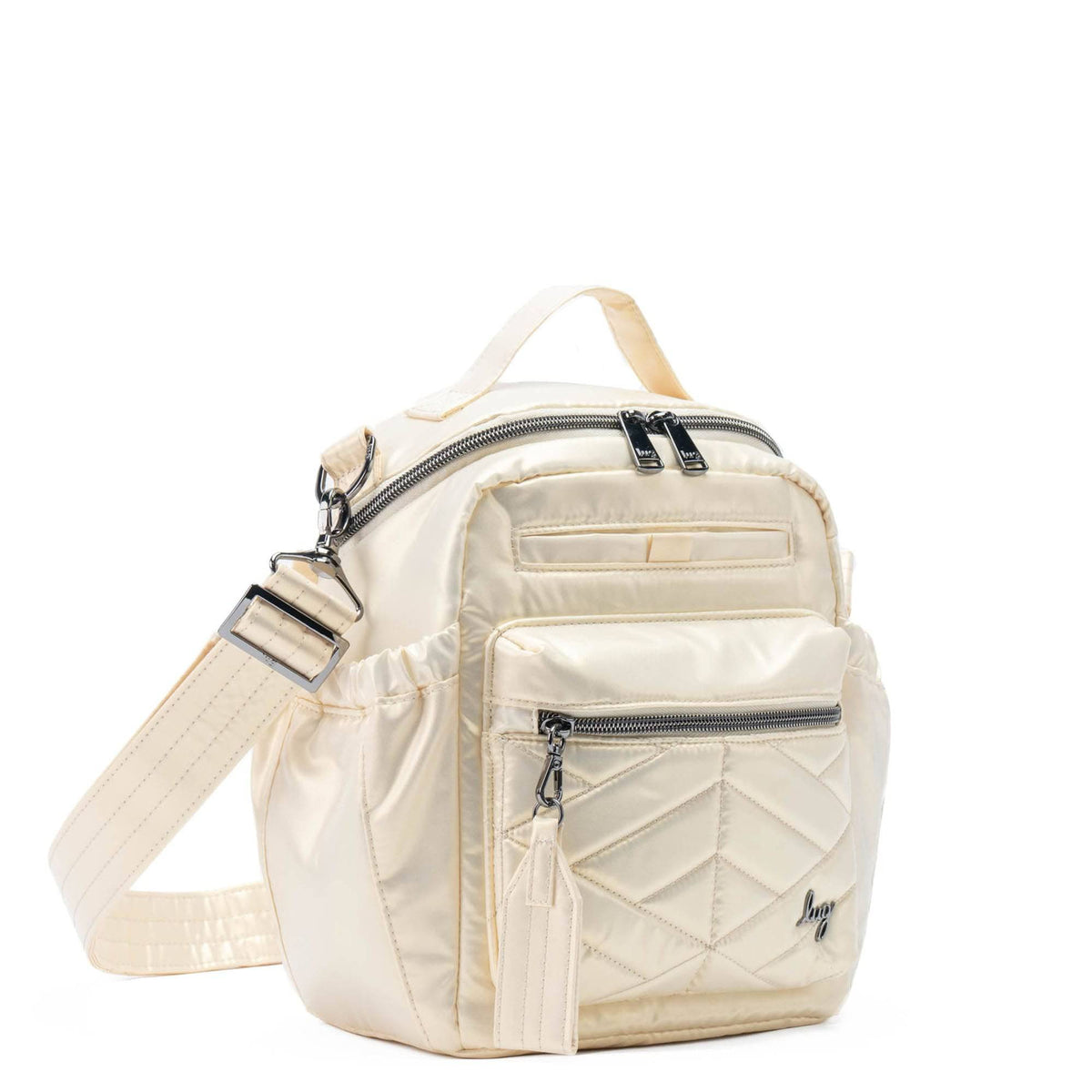Alpine Crossbody Bag - METALLIC CHAMPAGNE - Alpine_MetallicChampagne_02