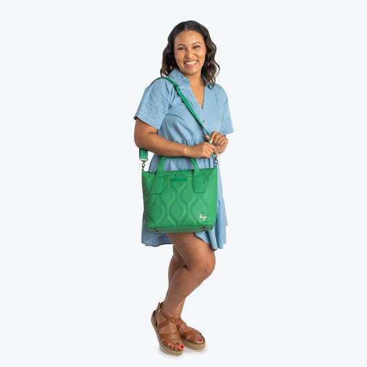 Alto Matte Luxe VL Convertible Tote Bag - - AltoMatteLuxe_BagProportions_02