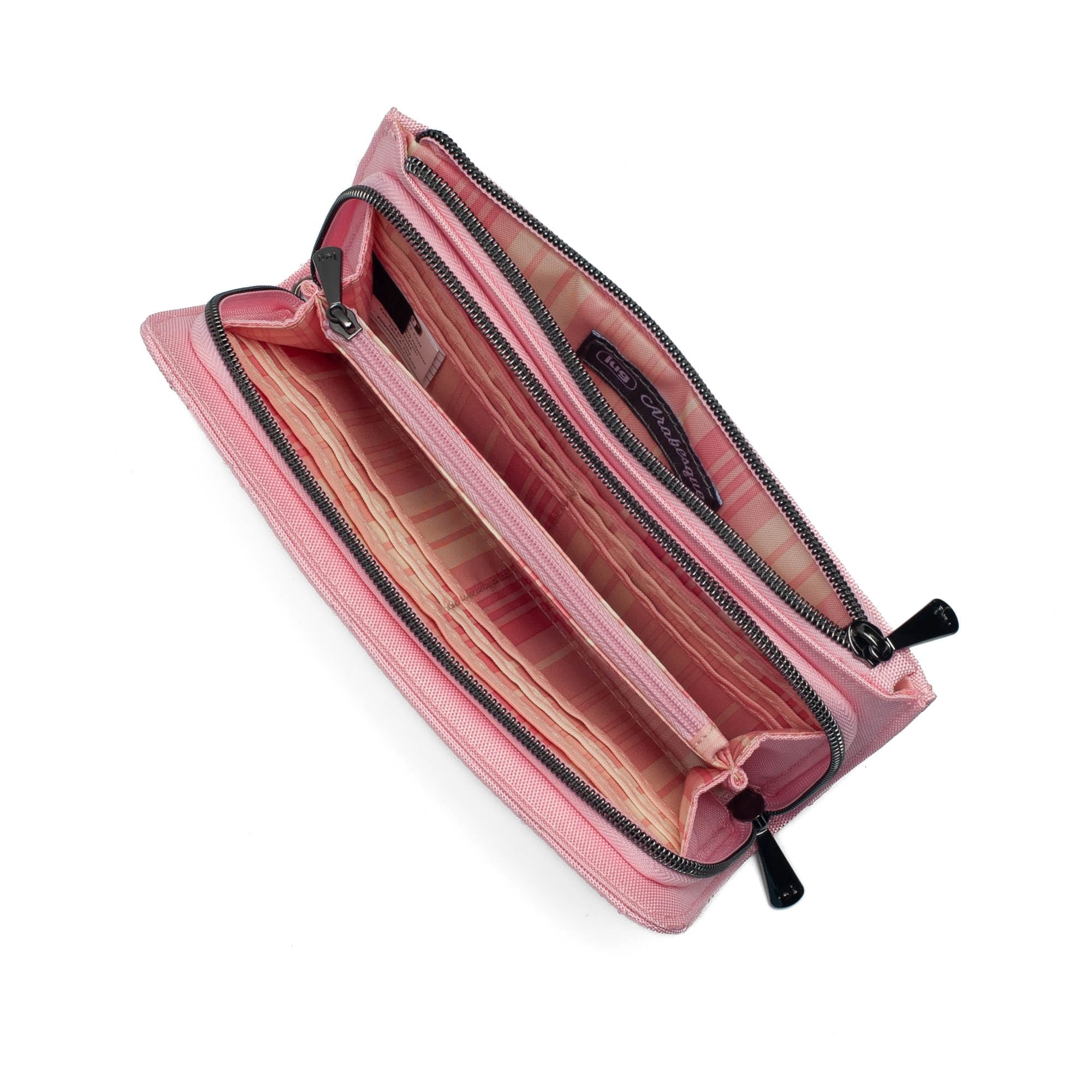 Arabesque Ultra X Zip RFID Wallet - BUBBLE PINK - Arabesque_UltraX_BubblePink_04