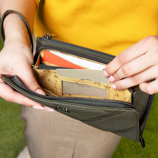Arabesque Ultra X Zip RFID Wallet - - Arabesque_UltraX_Lifestyle_02