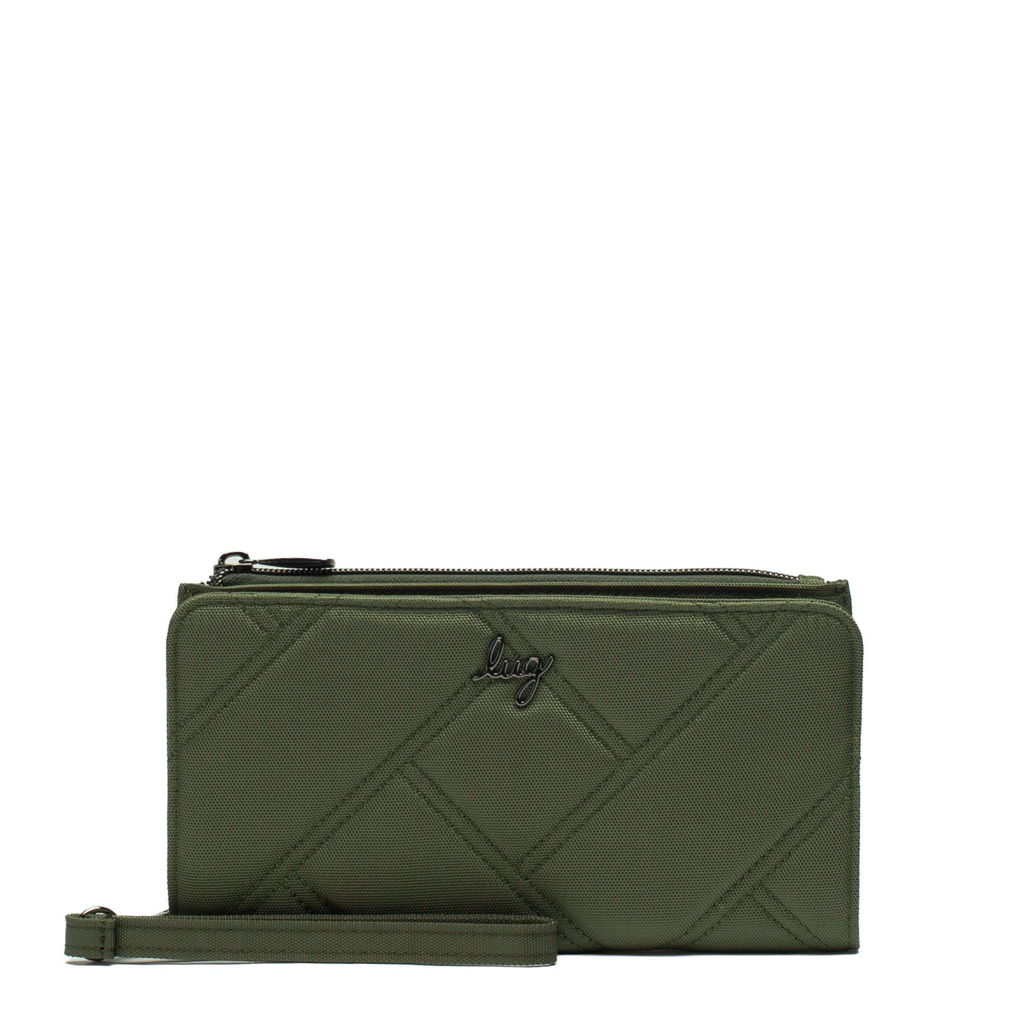 Arabesque Ultra X Zip RFID Wallet - OLIVE GREEN - Arabesque_UltraX_OliveGreen_01