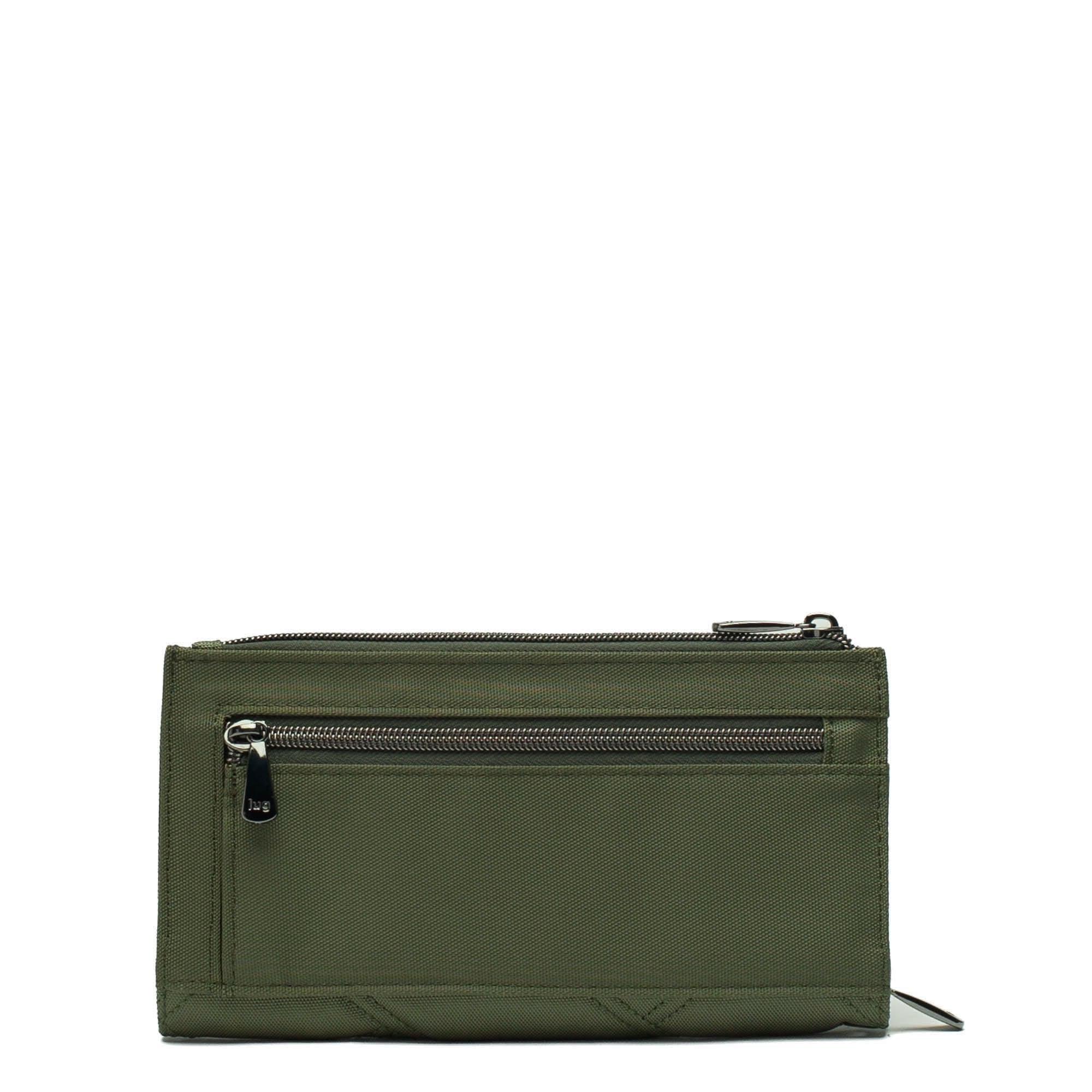 Arabesque Ultra X Zip RFID Wallet - OLIVE GREEN - Arabesque_UltraX_OliveGreen_03