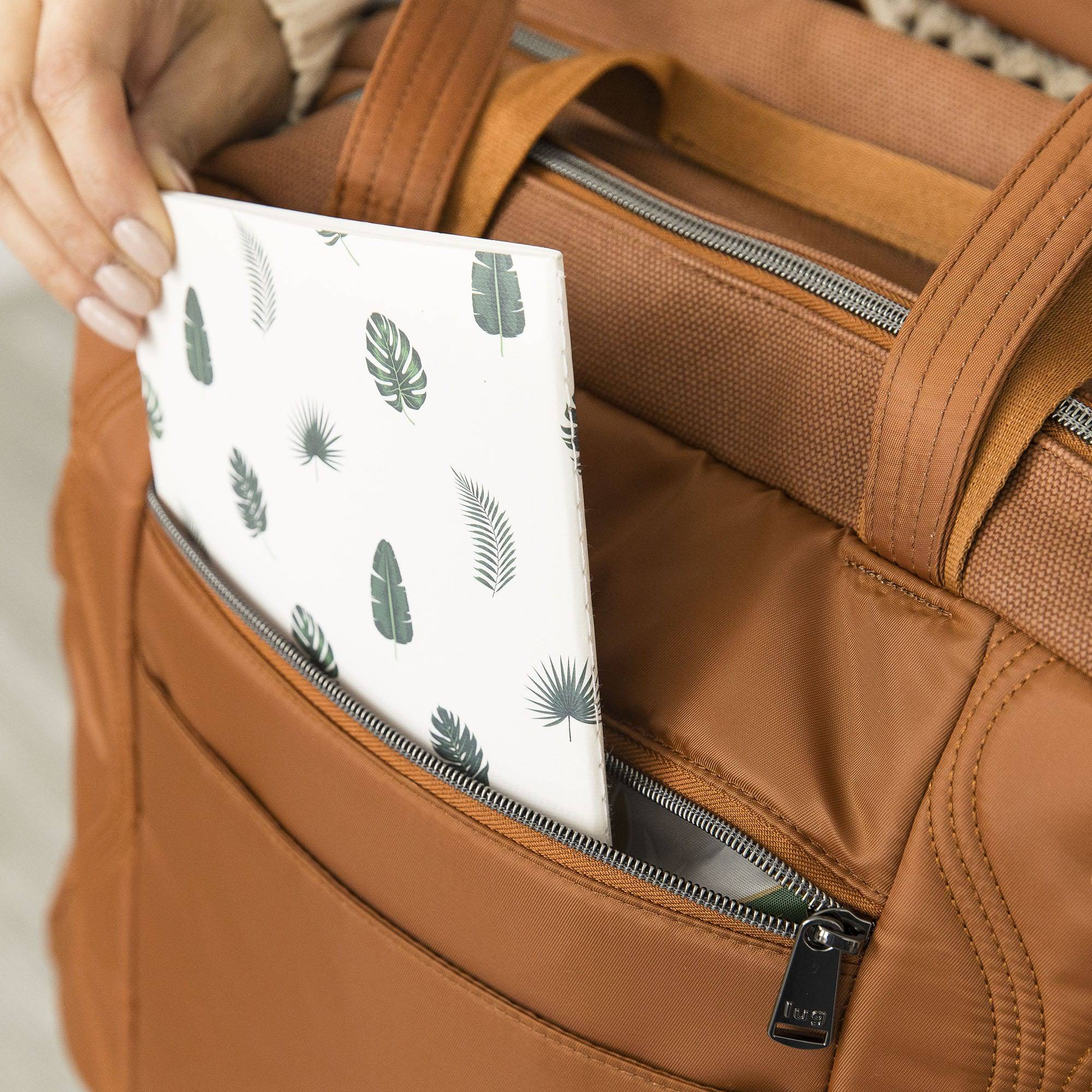 Lug Aviator Carry-All Tote Bag with durable fabric, spacious interior, and stylish design suitable for everyday use.