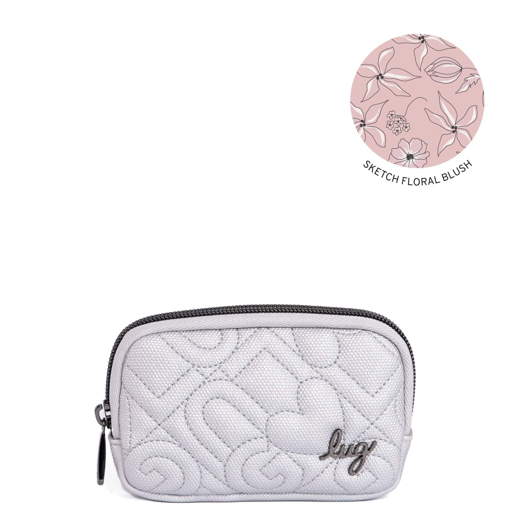 Barrel Love Matte Luxe VL Zip Wallet - METALLIC SILVER - BARREL-ML-METALLIC-SILVER