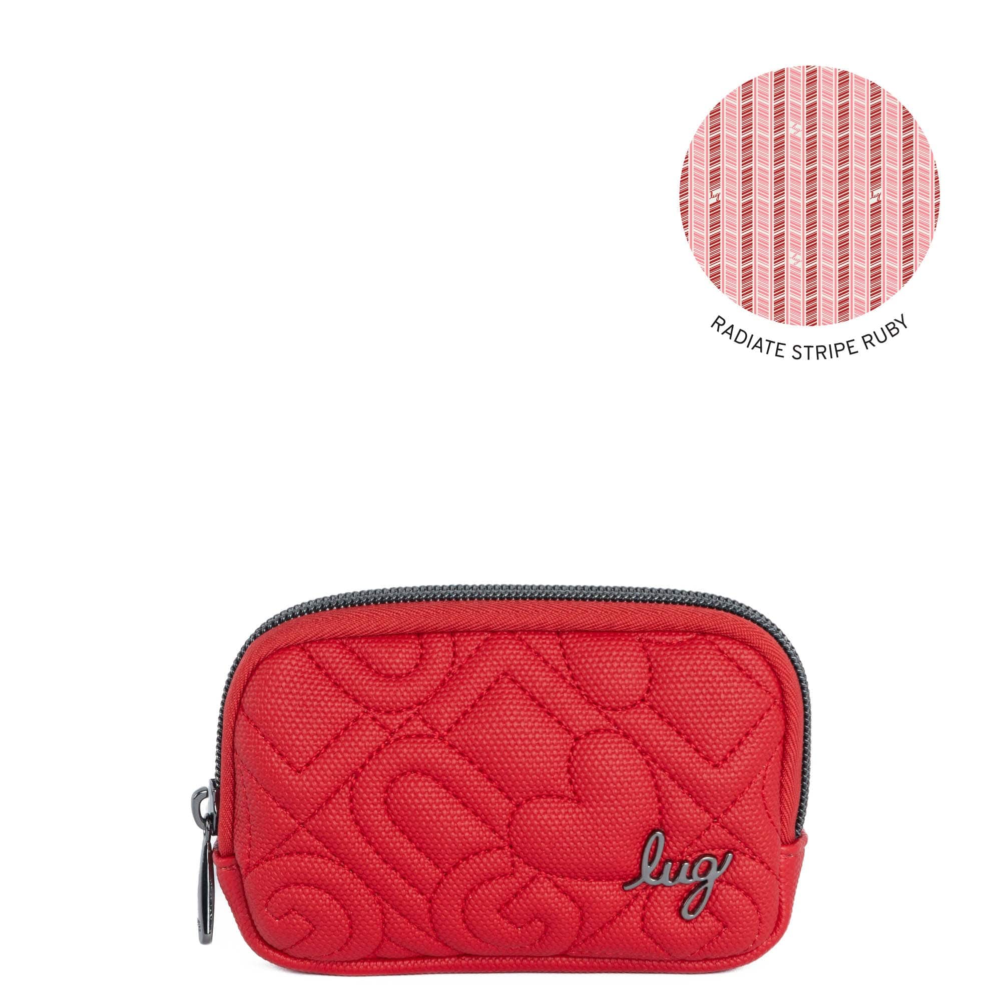 Barrel Love Matte Luxe VL Zip Wallet - RUBY RED - BARREL-ML-RUBY