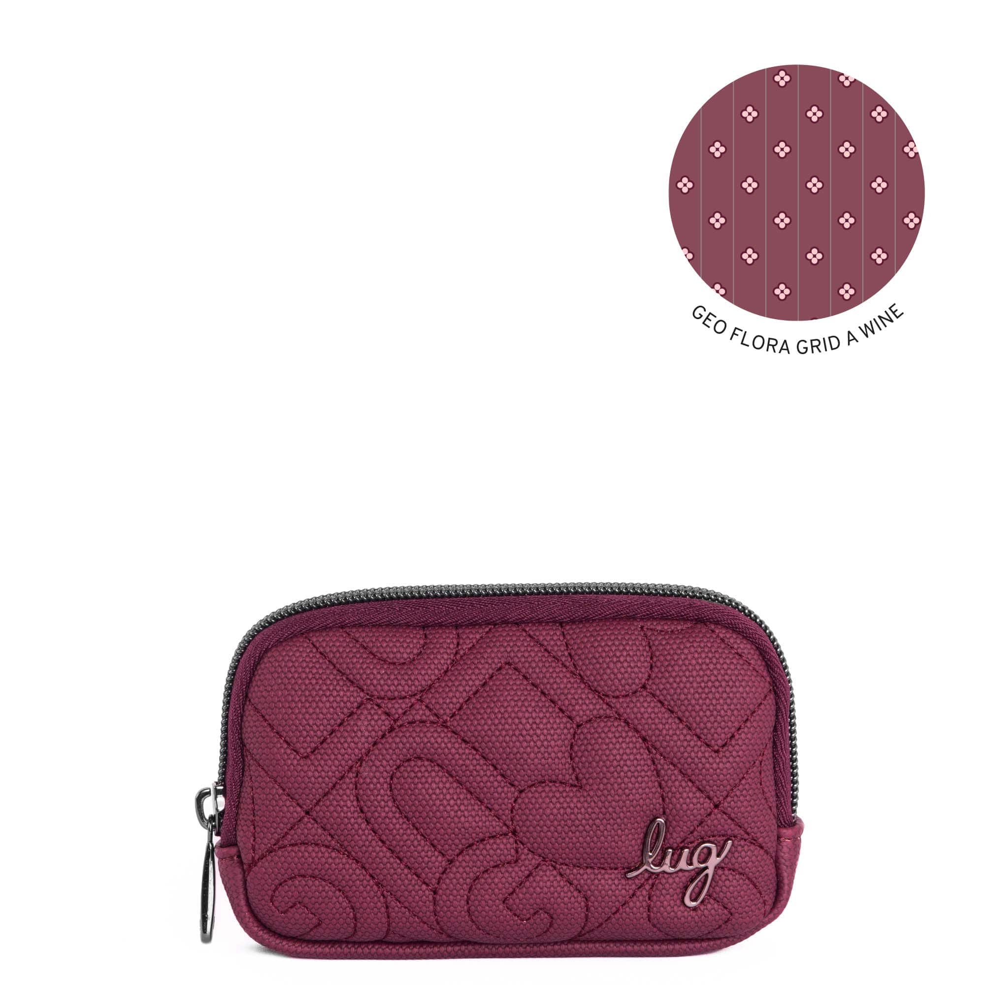 Barrel Love Matte Luxe VL Zip Wallet - WINE - BARREL-ML-WINE