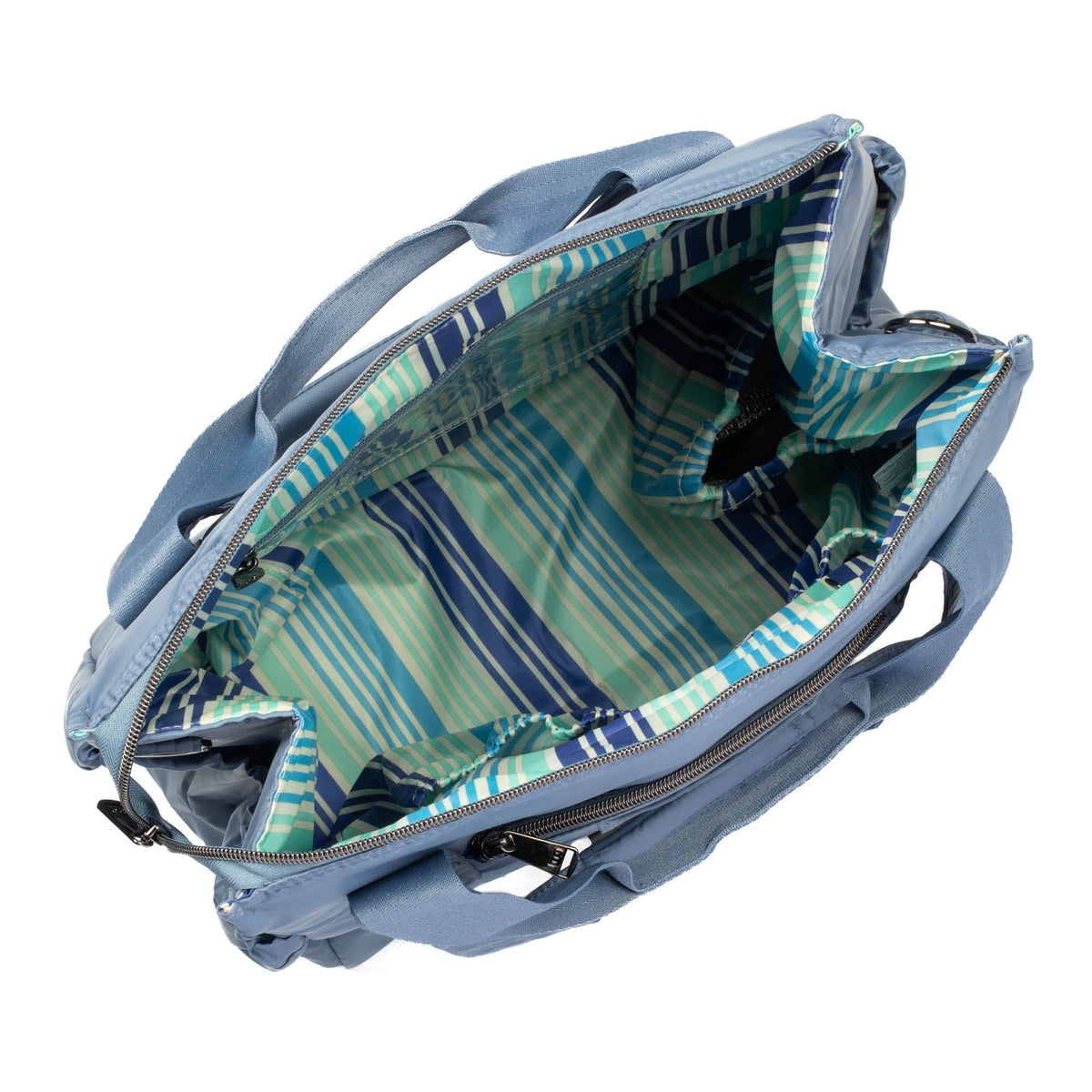 Yacht Carry-All Zip-Top Tote - BLUE MOON - BabyYacht_BlueMoon_05